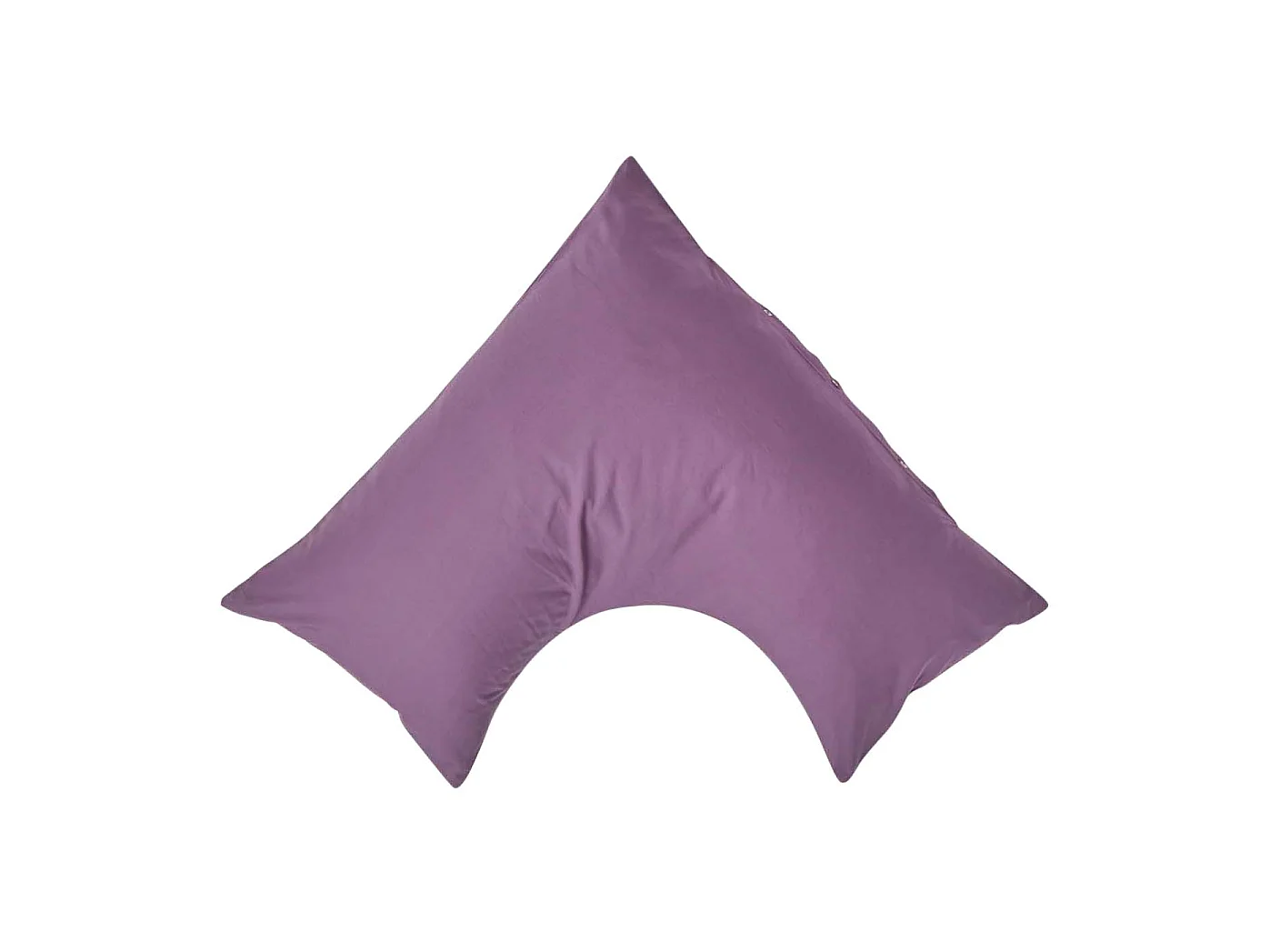 Homescapes Grape Egyptian Cotton V Shaped Pillowcase 200 TC