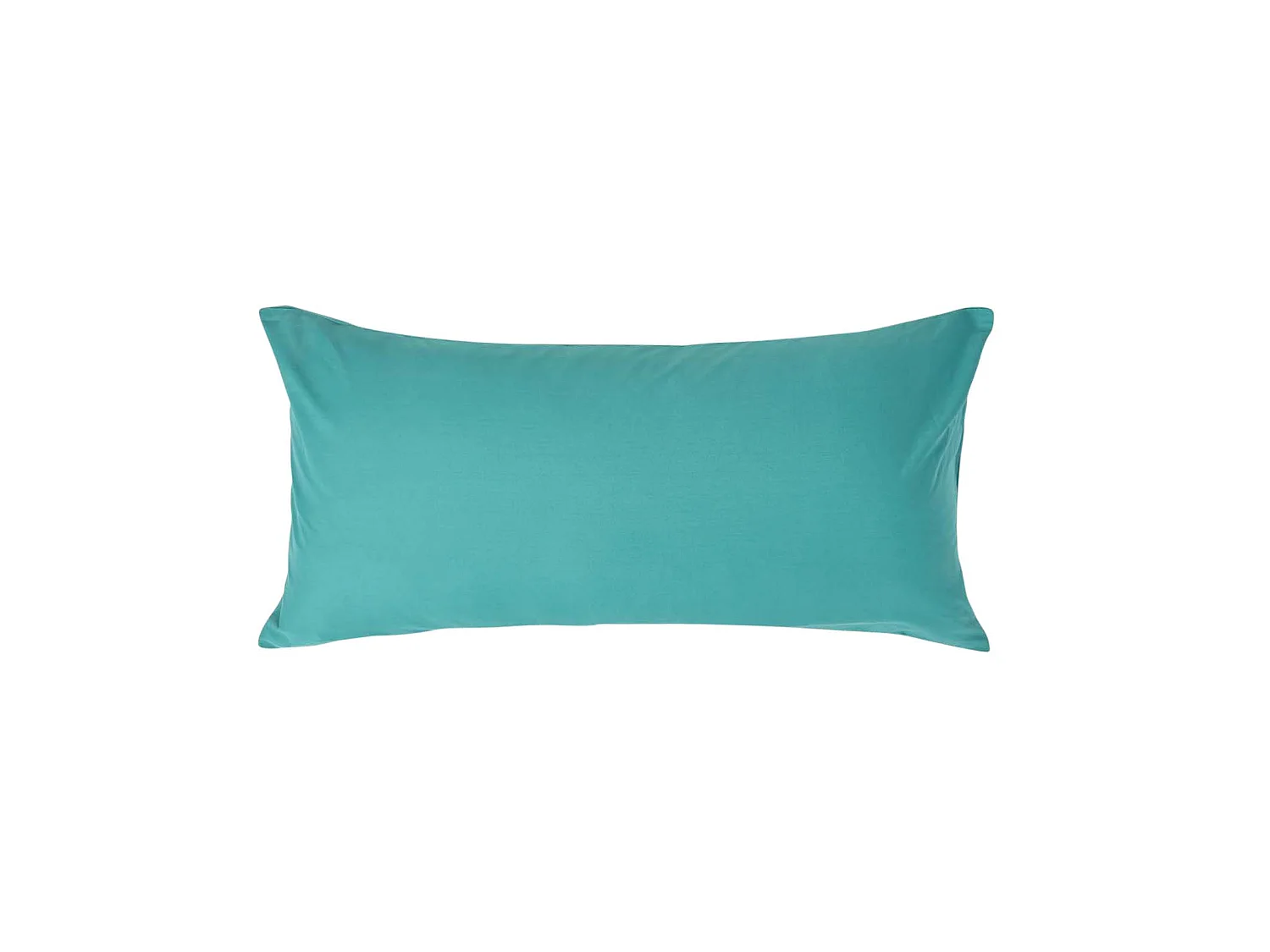 Homescapes Teal Continental Egyptian Cotton Pillowcase 200 TC, 40 x 80 cm