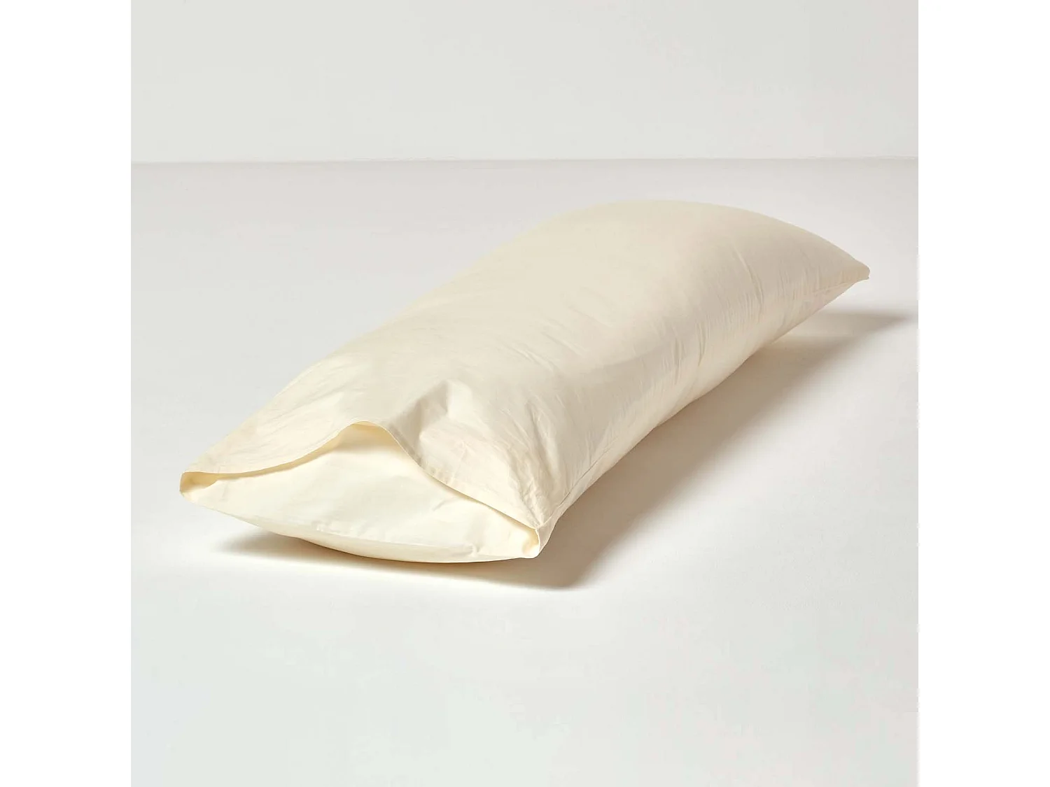 Homescapes Cream Egyptian Cotton Housewife Body Pillowcase 200 TC