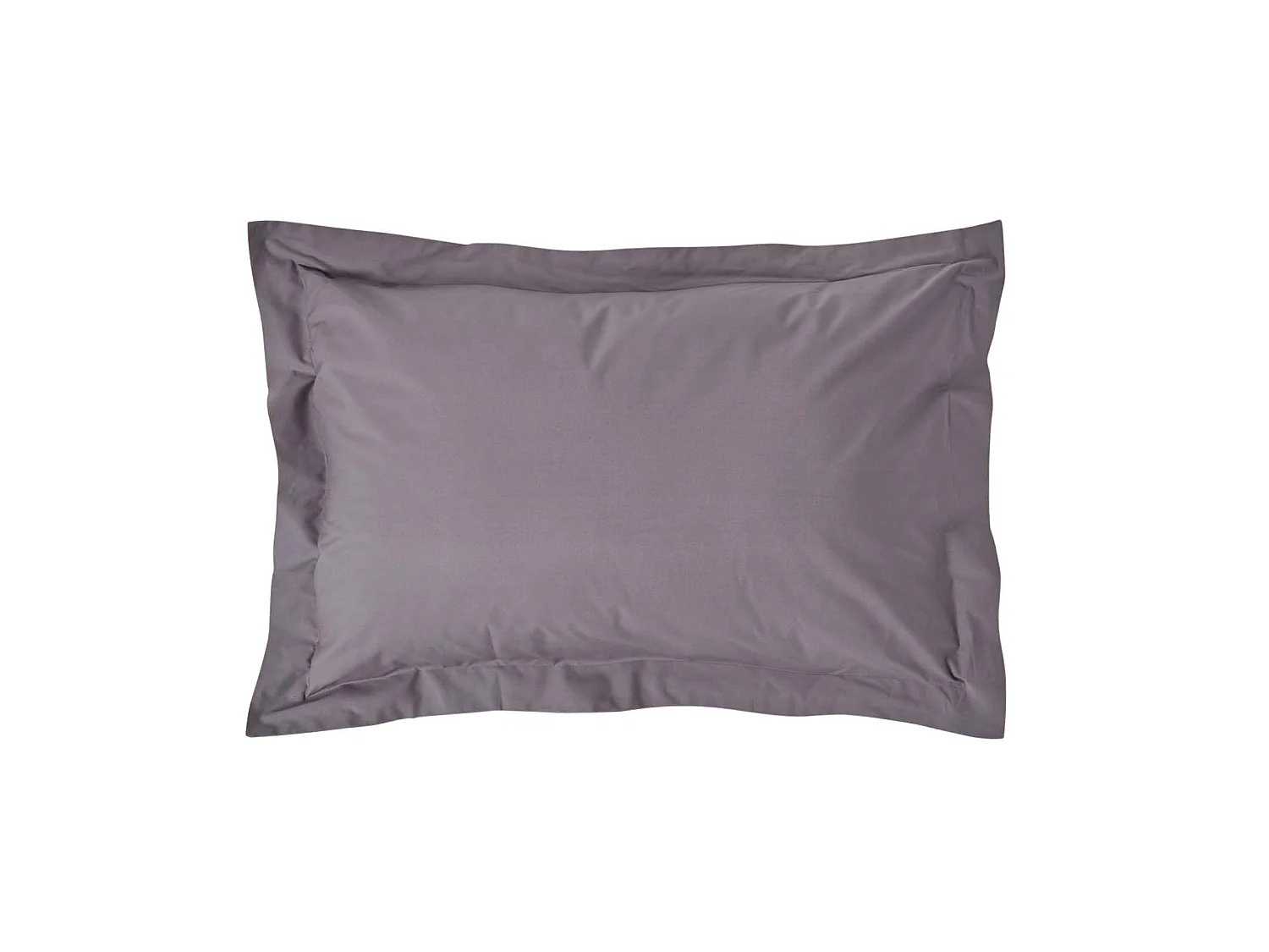 Homescapes Dark Grey Egyptian Cotton Oxford Pillowcase 200 TC, Standard