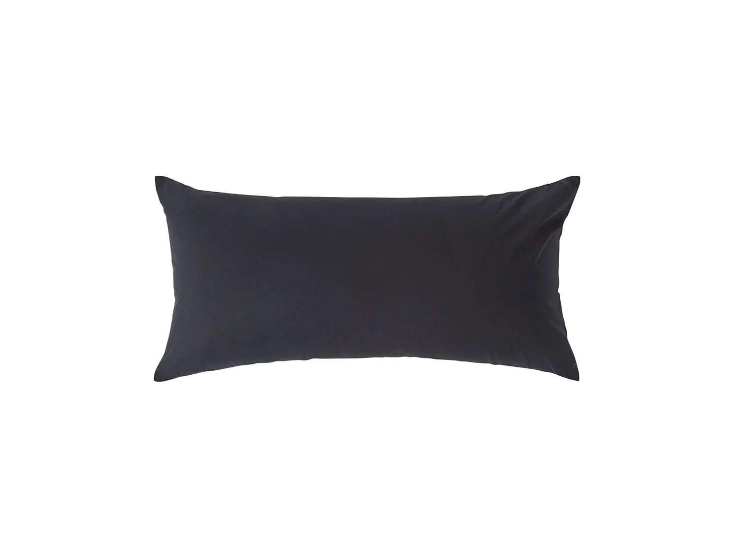 Homescapes Black Continental Egyptian Cotton Pillowcase 200 TC, 40 x 80 cm