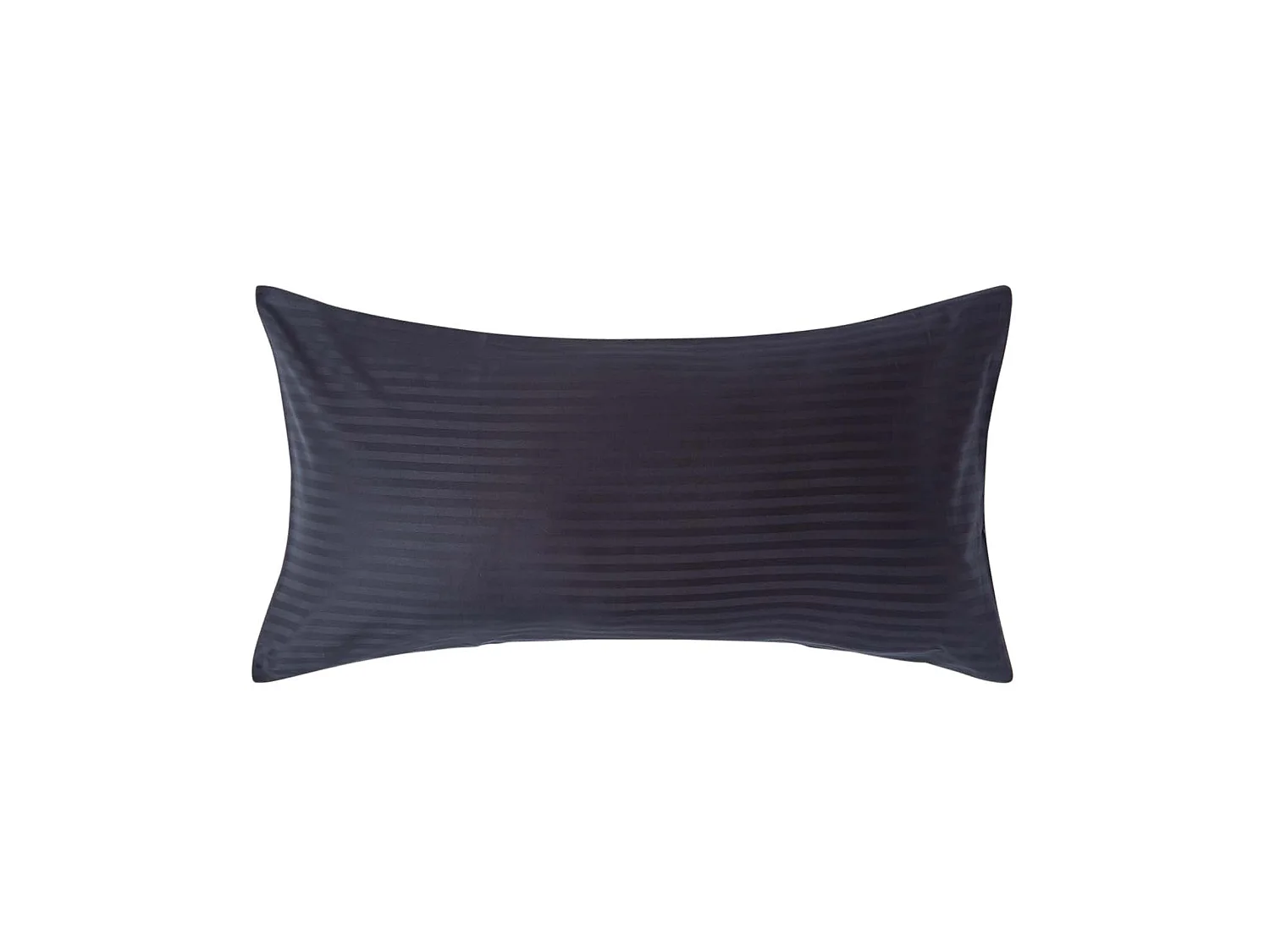 Homescapes Black Egyptian Cotton Ultrasoft Housewife Pillowcase 330 TC, King Size