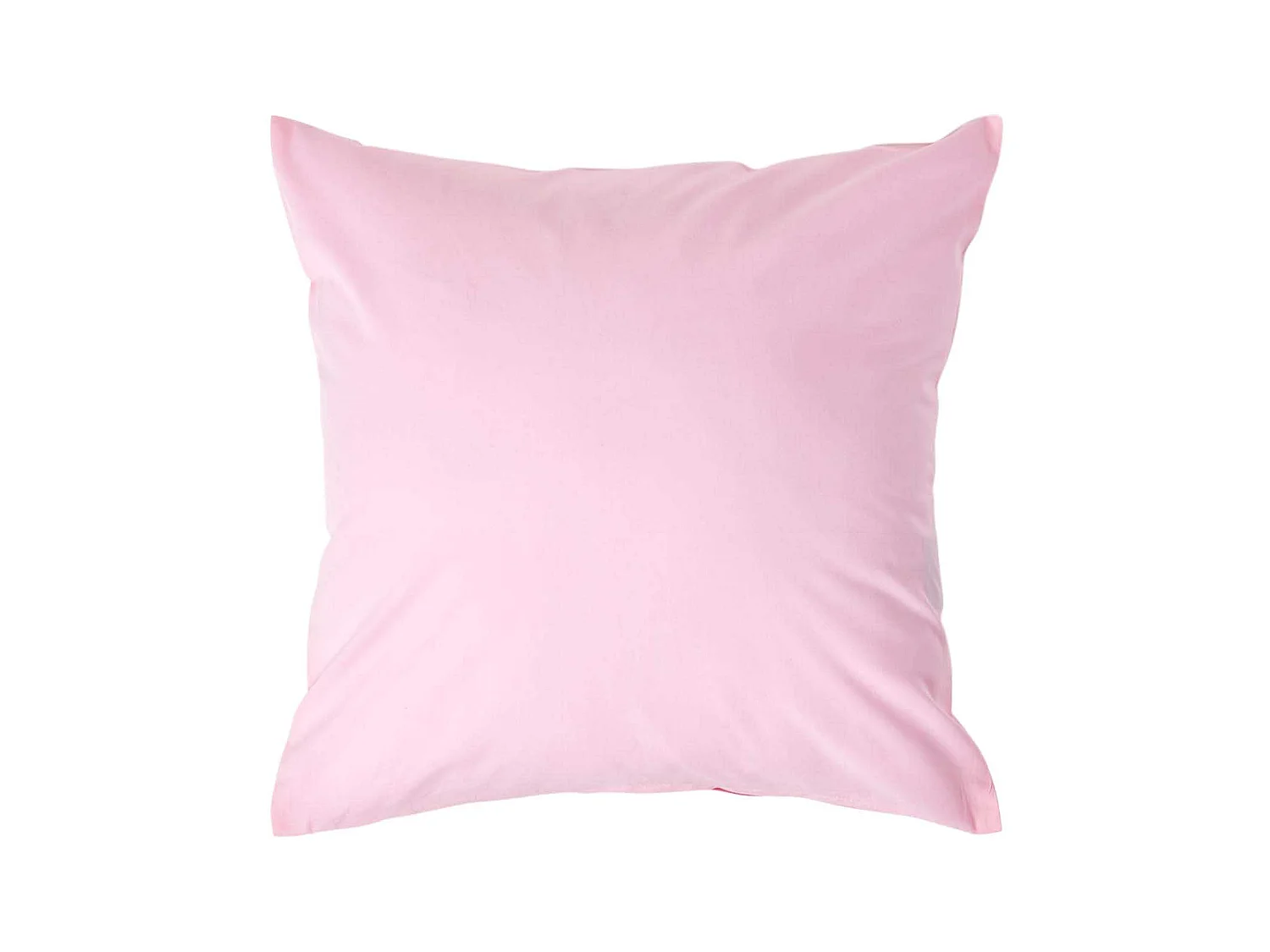 Homescapes Pink Continental Egyptian Cotton Pillowcase 200 TC, 40 x 40 cm
