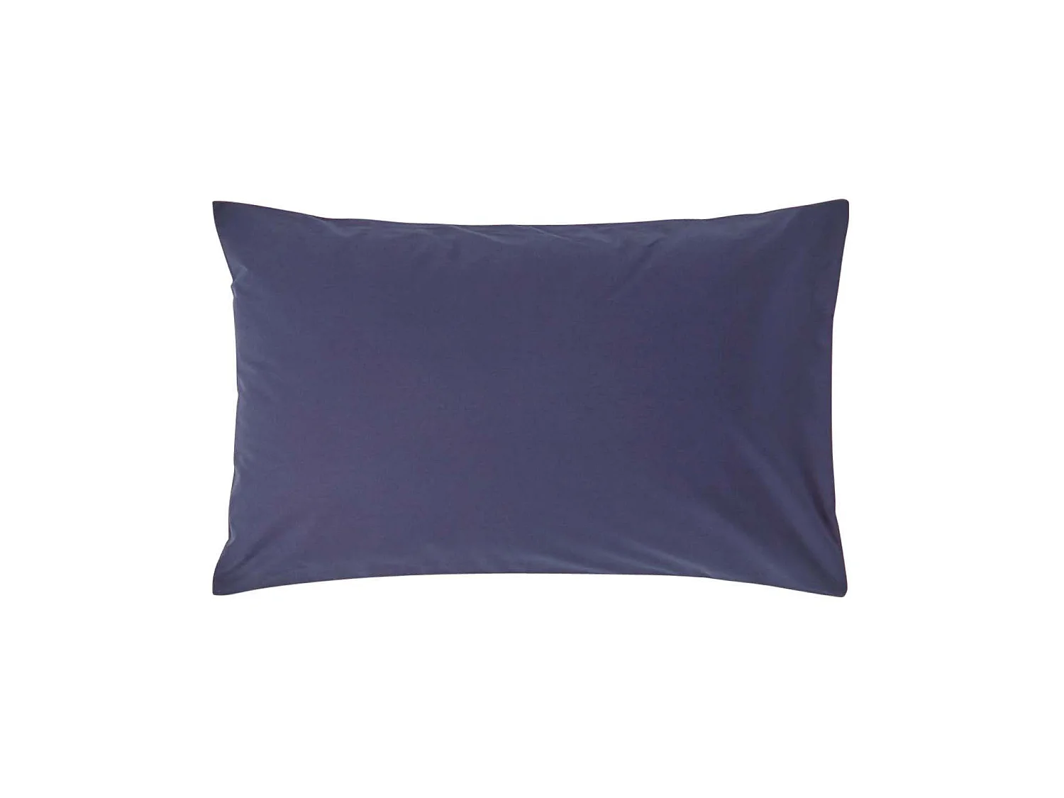 Homescapes Navy Blue Egyptian Cotton Housewife Pillowcase 200 TC, Standard Size