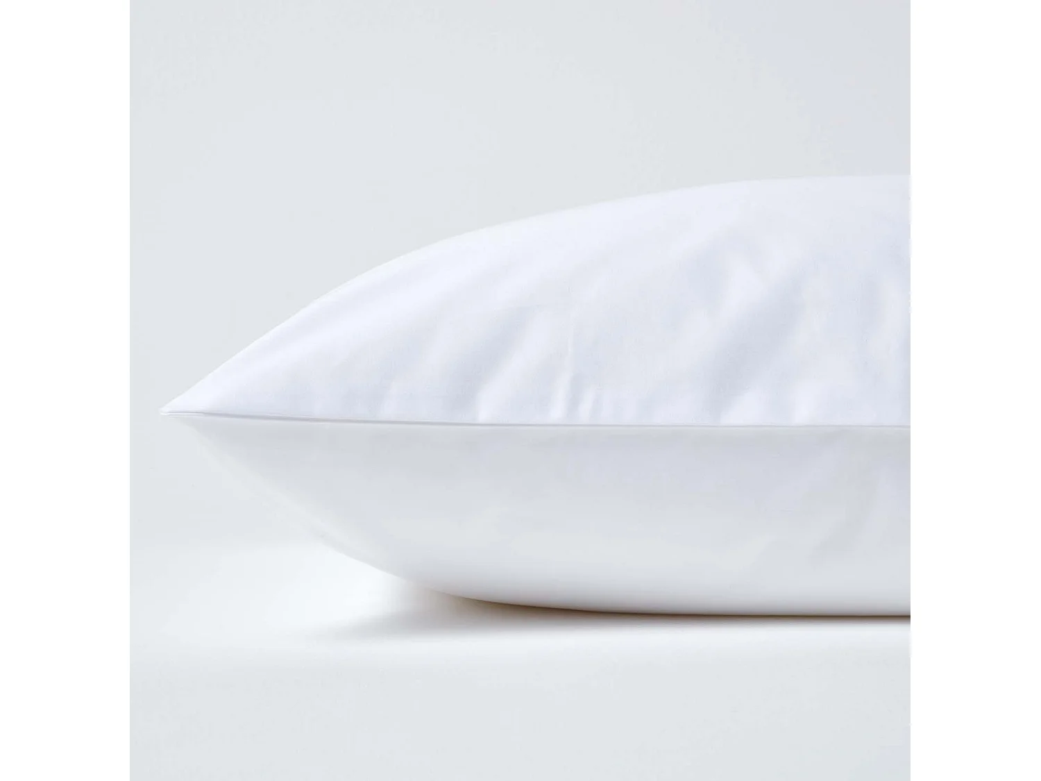 Taie d’oreiller en satin de coton egyptien 1000 fils, blanc, 40 x 80 cm - HOMESCAPES
