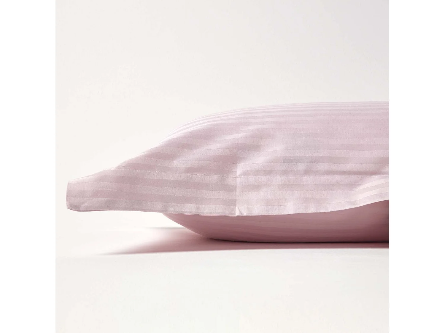 Homescapes Dusky Pink Violet Egyptian Cotton Ultrasoft King Size Oxford Pillowcase 330 TC