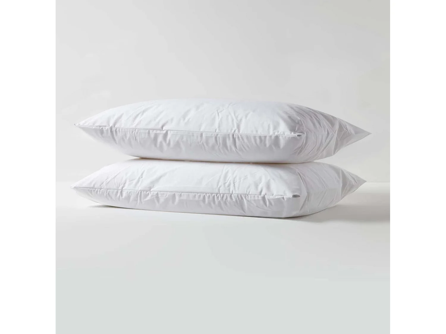 Homescapes Polypropylene Waterproof Pillow Protector Pair