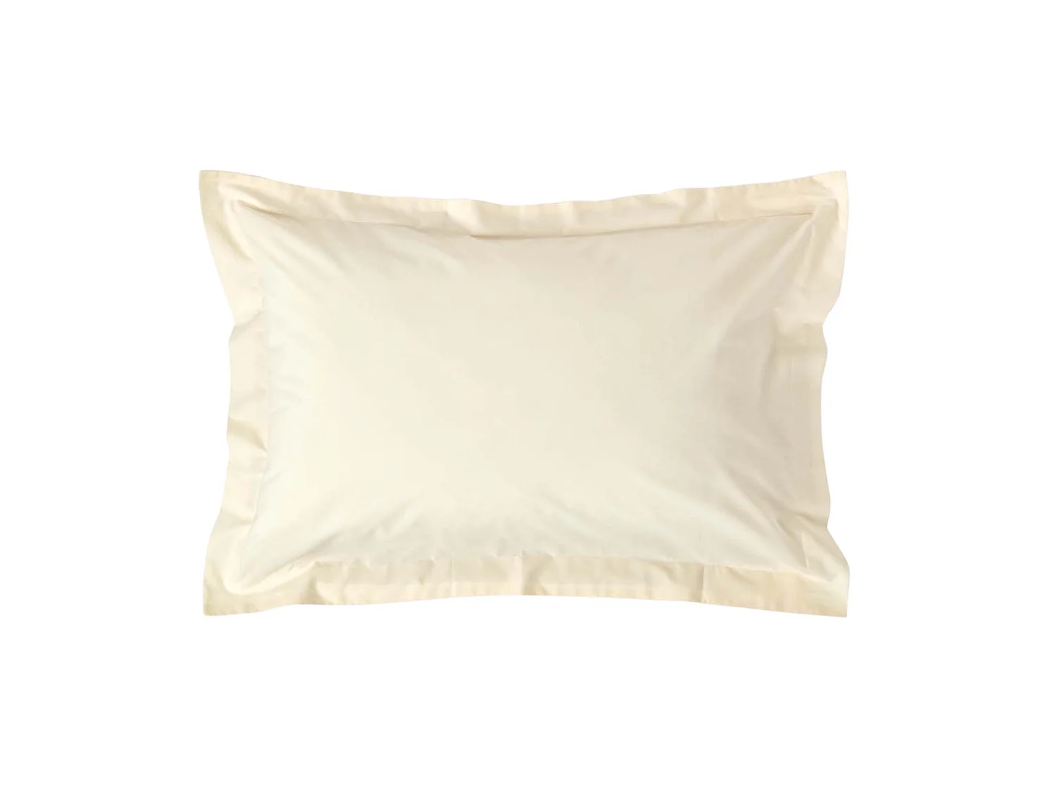Homescapes Cream Egyptian Cotton Oxford Pillowcase 200 TC, Standard Size