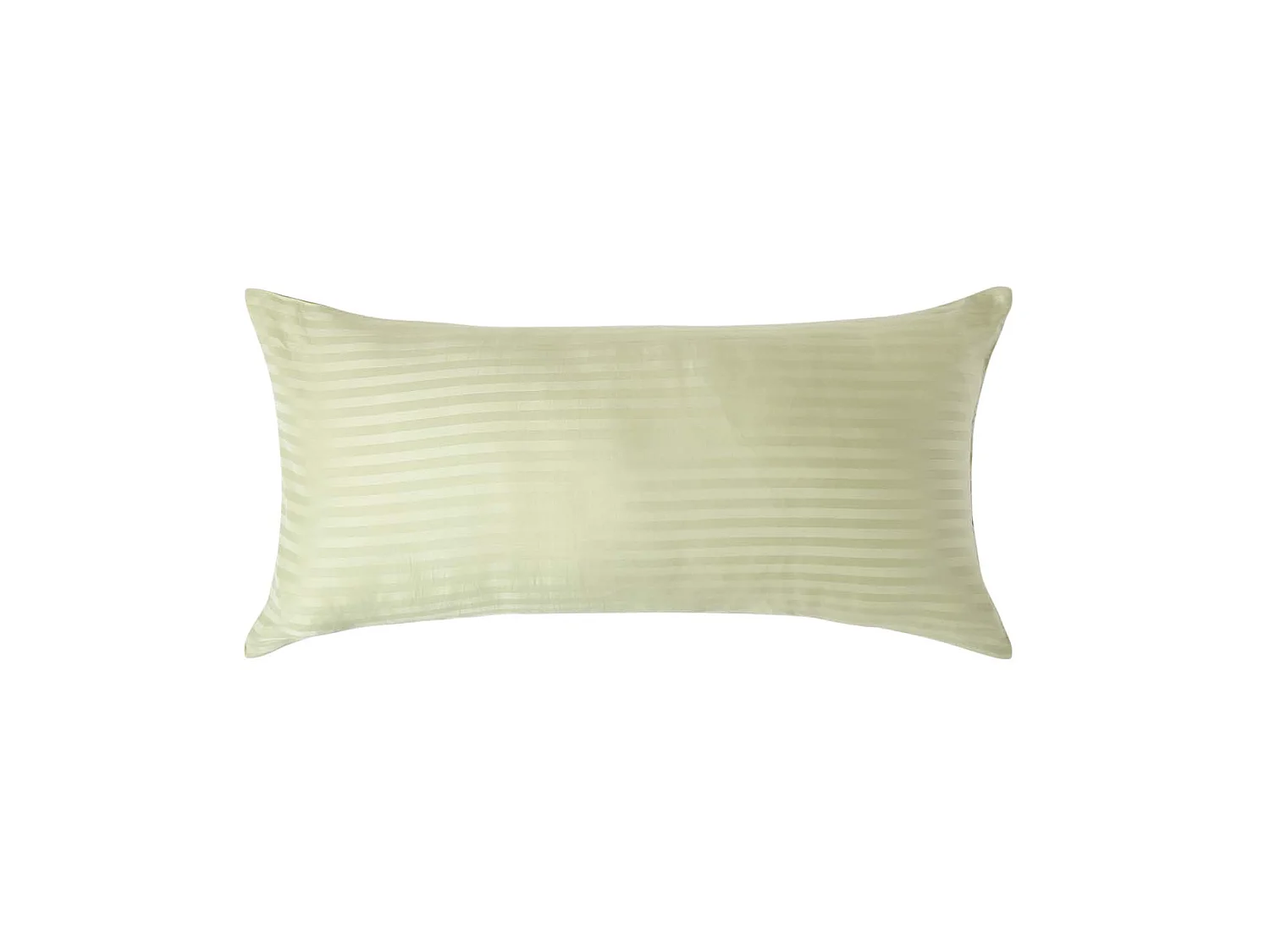 Homescapes Sage Green Continental Egyptian Cotton Pillowcase 330 TC, 40 x 80 cm