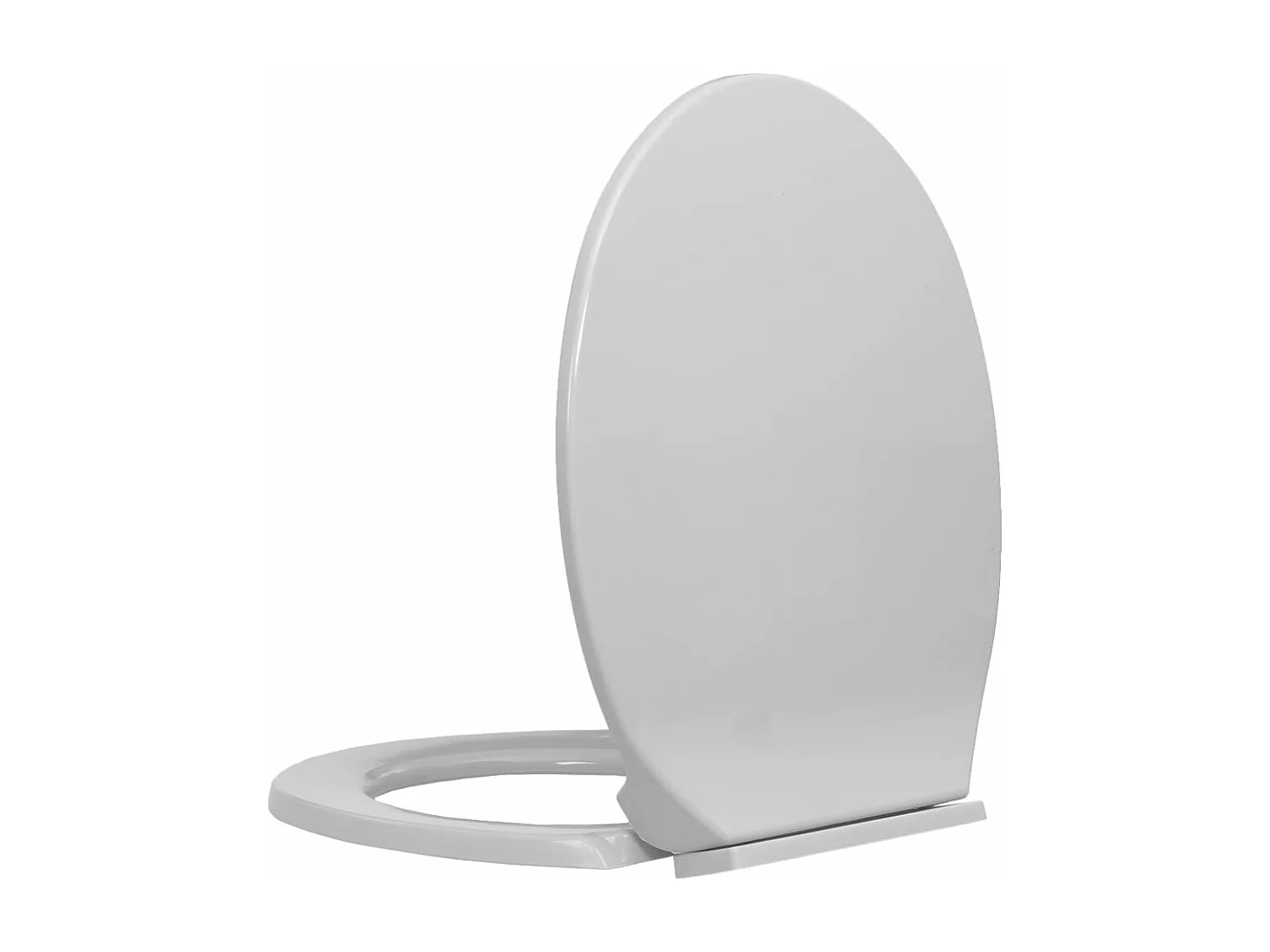 Siège de toilette abattant grise 46 x 34 x 34 cm 02_0002915