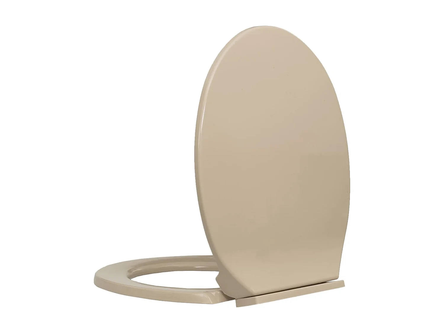 Siège de toilette abattant beige 46 x 34 x 34 cm 02_0002921