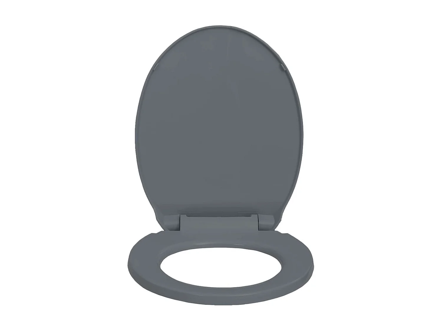 Assento sanitário com fechamento macio, assento sanitário, tigela, banheiro, casa, restaurante, hotel, loja, oval, cinza 02_0002918