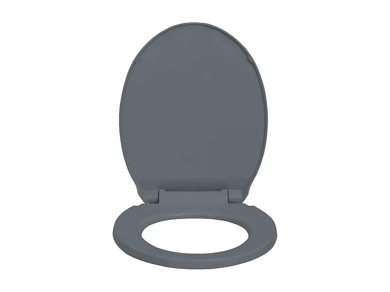 Siège de toilette à grise 46 x 34 x 5 cm 02_0002918