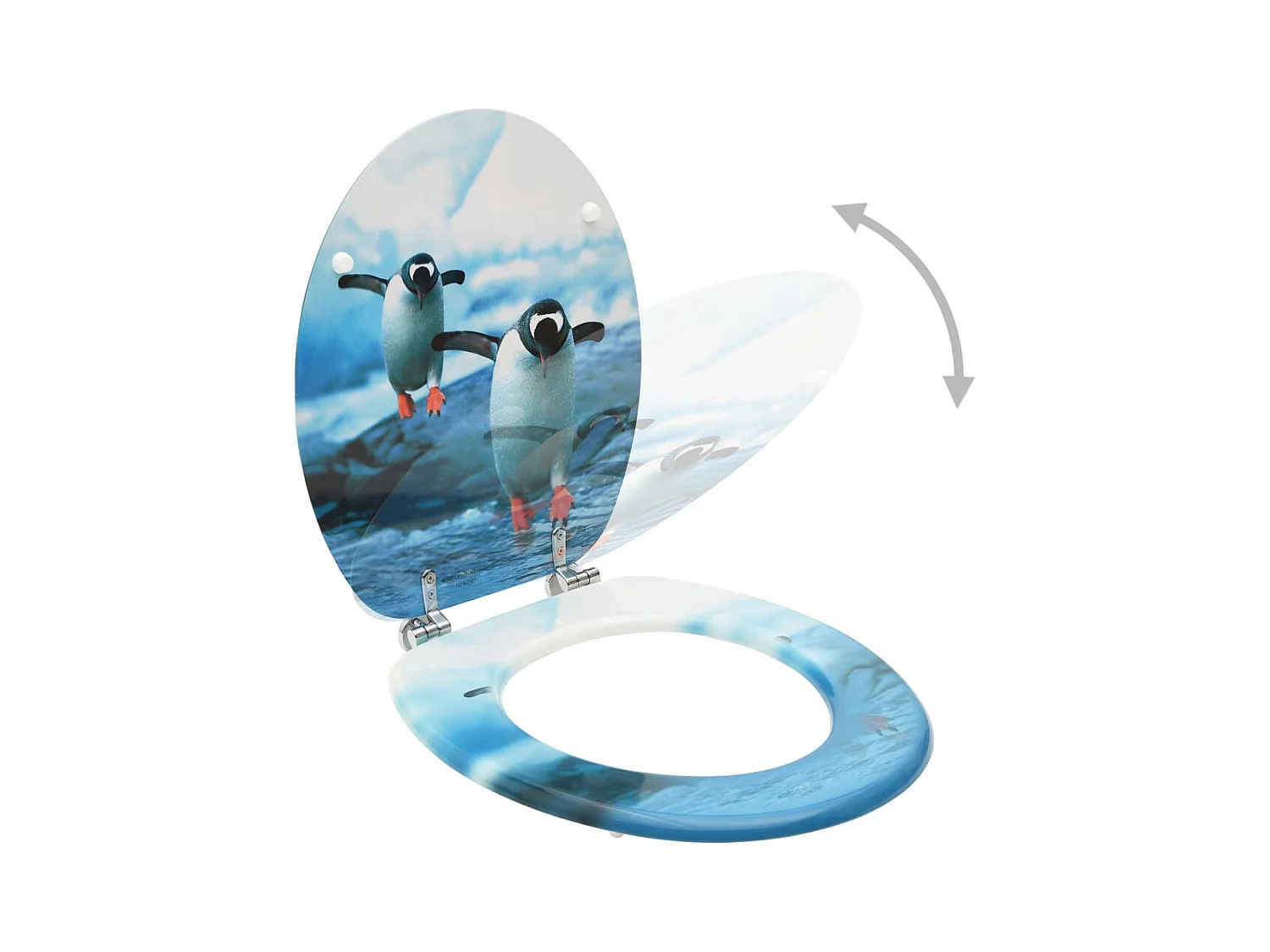Sedile WC coperchio WC con coperchio in MDF design Pinguino 02_0002931