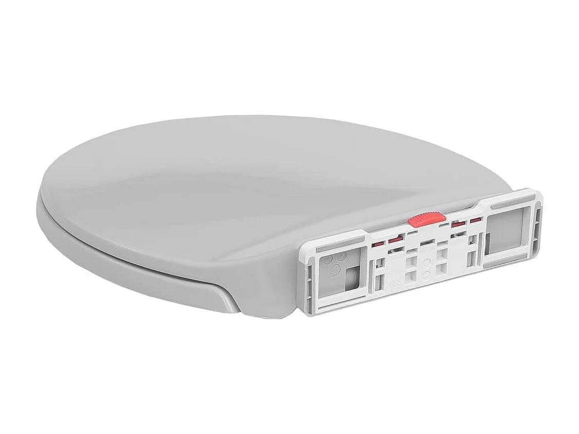 Assento Sanitário Soft Close Oval Cinza Claro 02_0002916