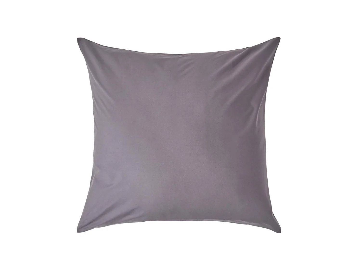Homescapes Dark Grey Continental Pillowcase Egyptian Cotton 200 TC, 60 x 60 cm