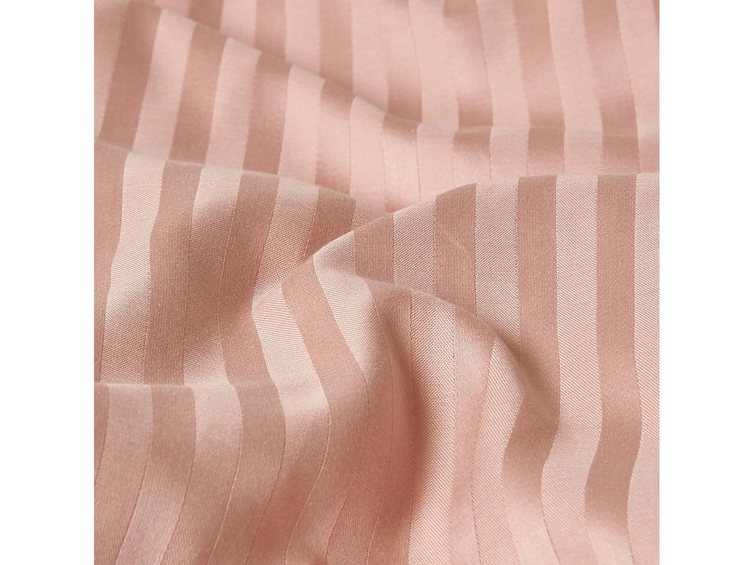 Homescapes Taupe Beige Egyptian Cotton Satin Stripe Housewife Pillowcase 330 TC