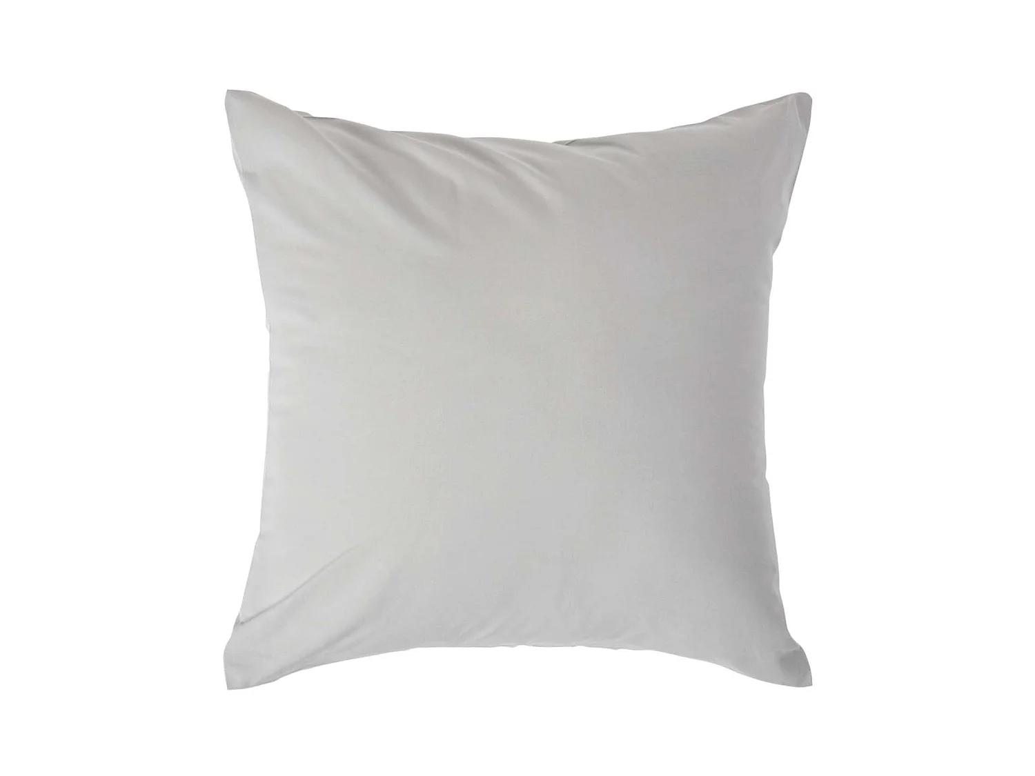 Homescapes Silver Grey Continental Egyptian Cotton Pillowcase 200 TC, 40 x 40 cm