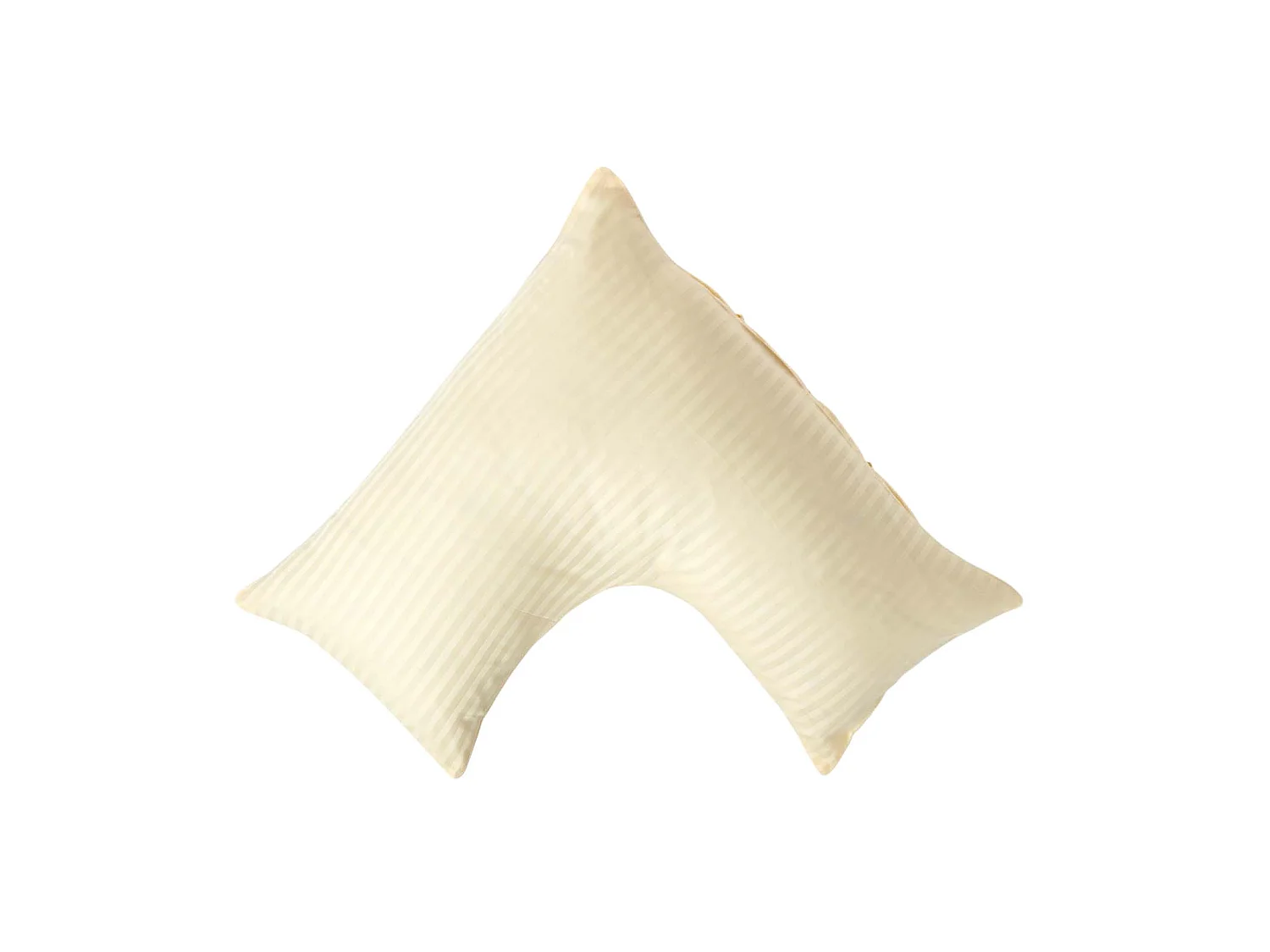 Homescapes Pastel Yellow Egyptian Cotton Super Soft V Shaped Pillowcase 330 TC