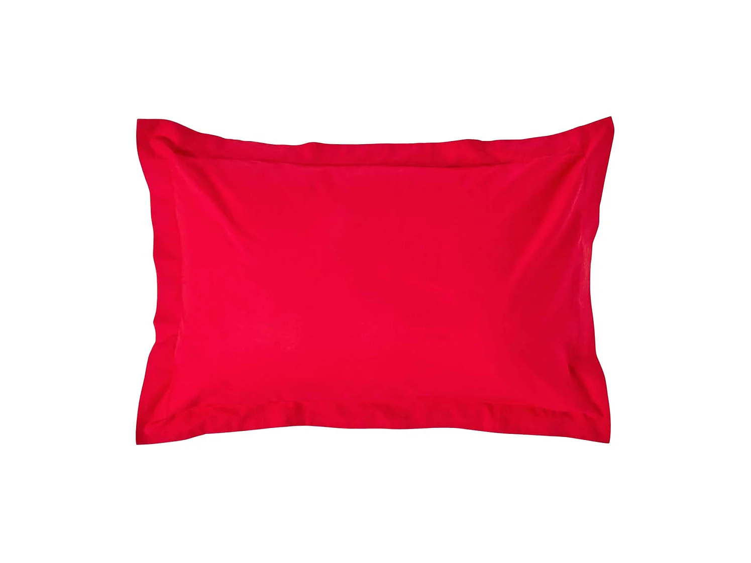 Homescapes Red Egyptian Cotton Oxford Pillowcase 200 TC