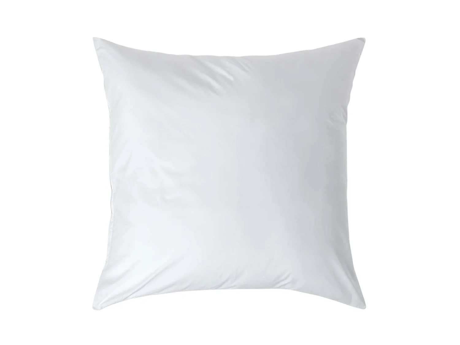 Homescapes White Continental Egyptian Cotton Pillowcase 200 TC, 60 x 60 cm