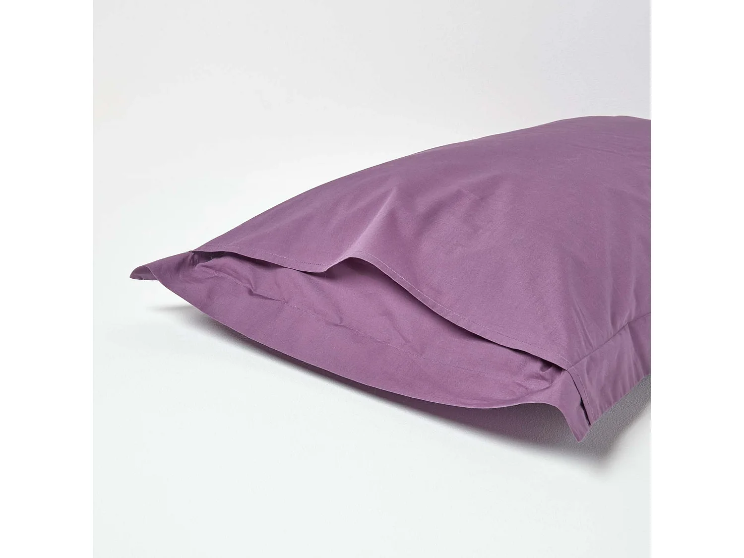 Homescapes Grape Egyptian Cotton Oxford Pillowcase 200 TC, King Size