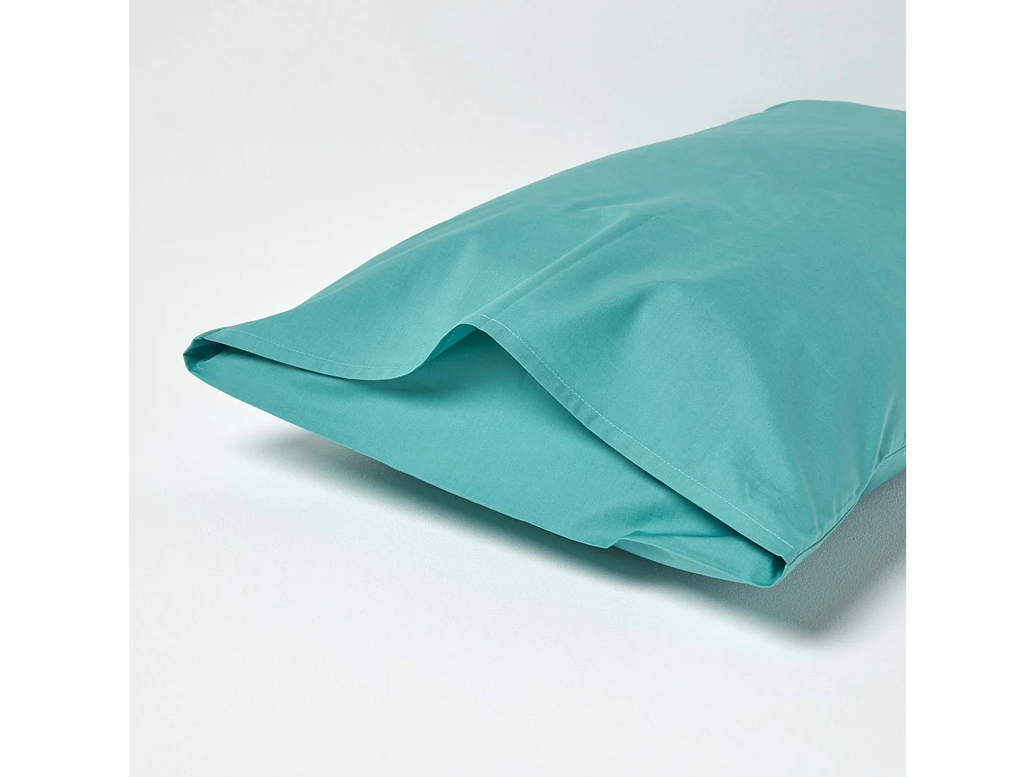 Homescapes Teal Egyptian Cotton Housewife Pillowcase 200 TC
