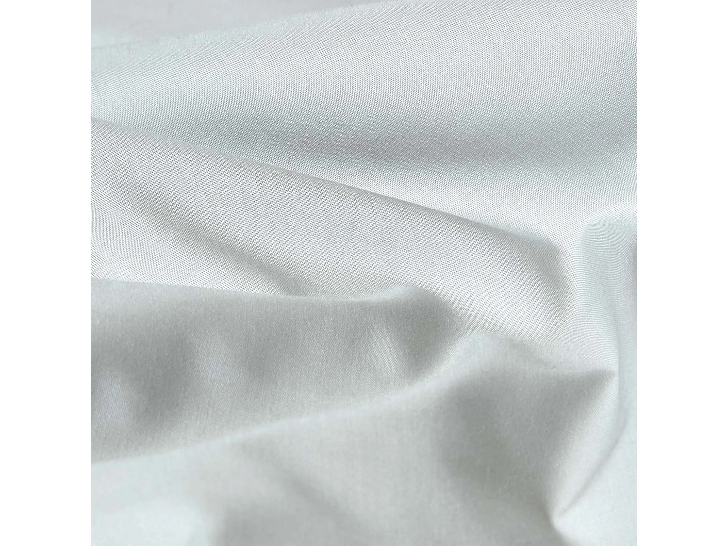 Homescapes Silver Grey Egyptian Cotton Housewife Body Pillowcase 200 TC