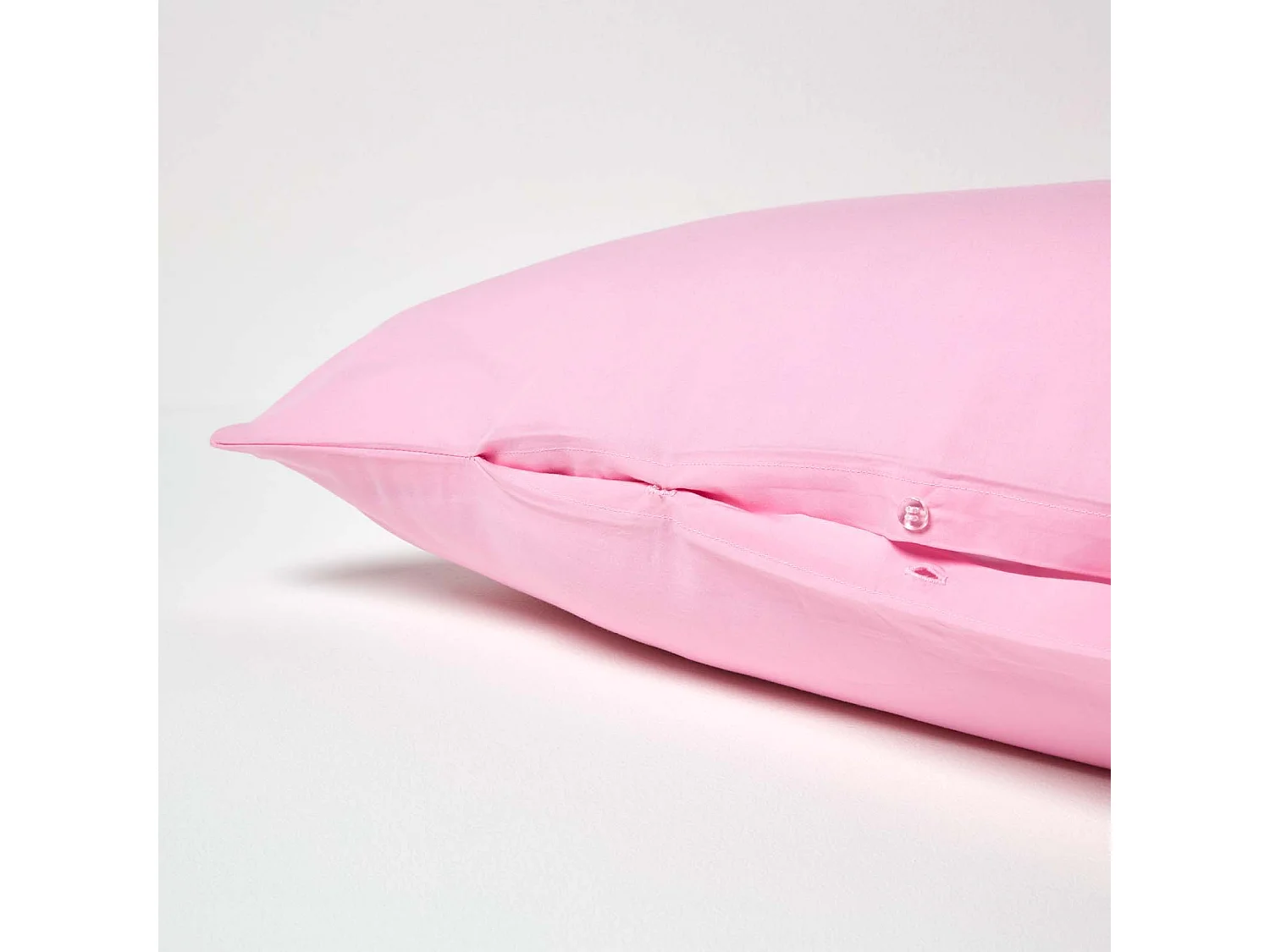 Homescapes Pink Egyptian Cotton V Shaped Pillowcase 200 TC