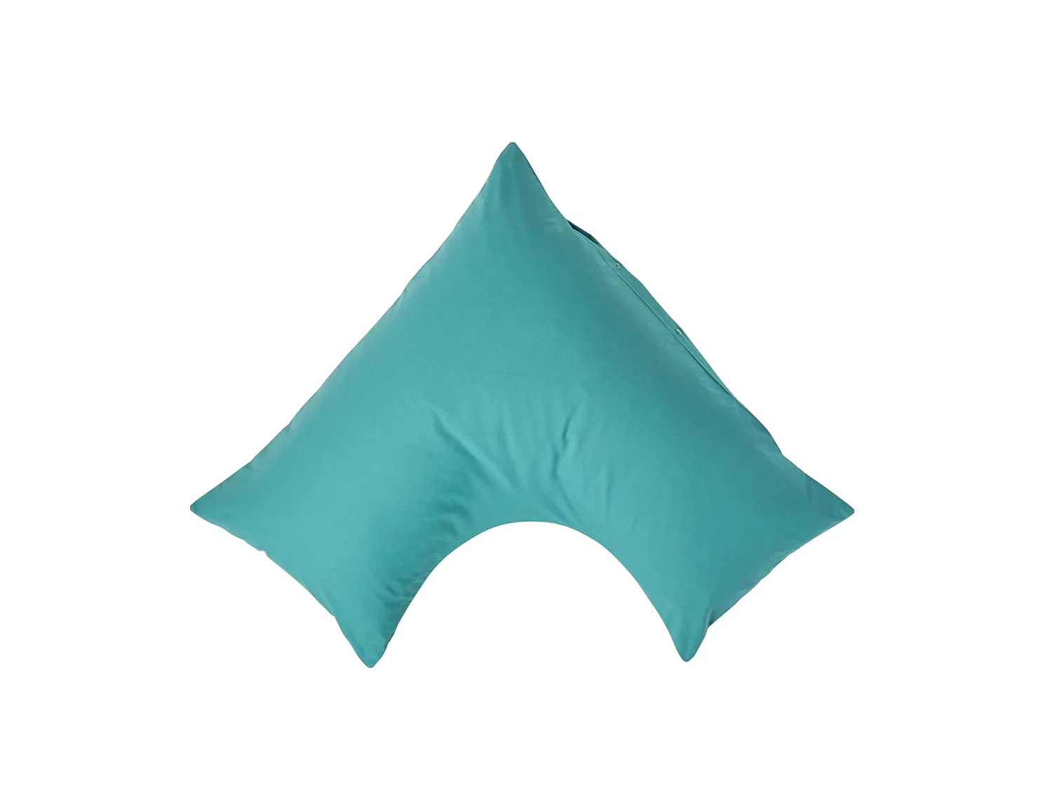 Homescapes Teal Egyptian Cotton V Shaped Pillowcase 200 TC