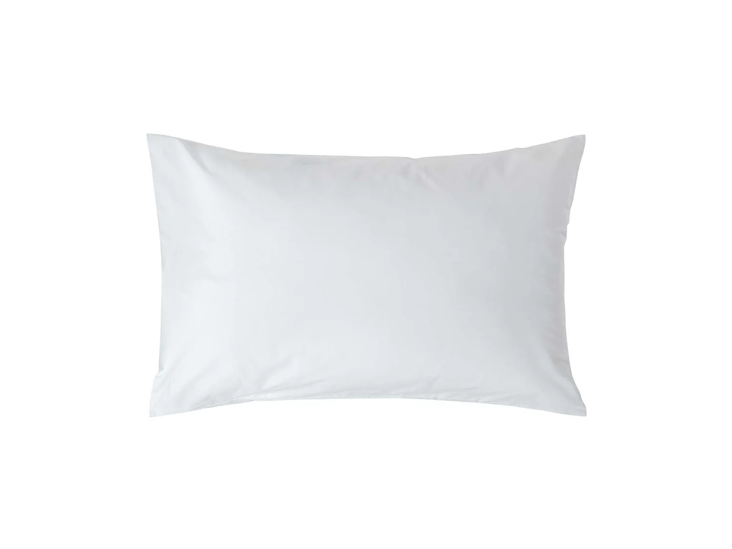 Homescapes White Egyptian Cotton Housewife Pillowcase 200 TC, Standard Size