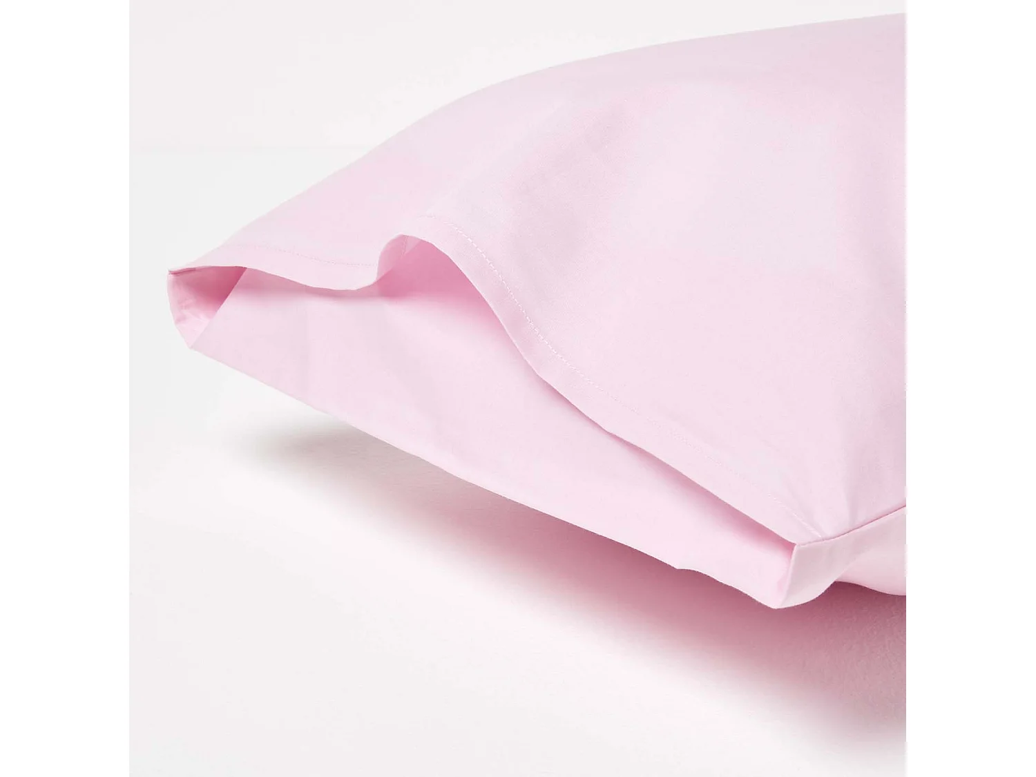Homescapes Pink Cotton Kids Pillowcases 40 x 60 cm 200 Thread Count, 2 Pack