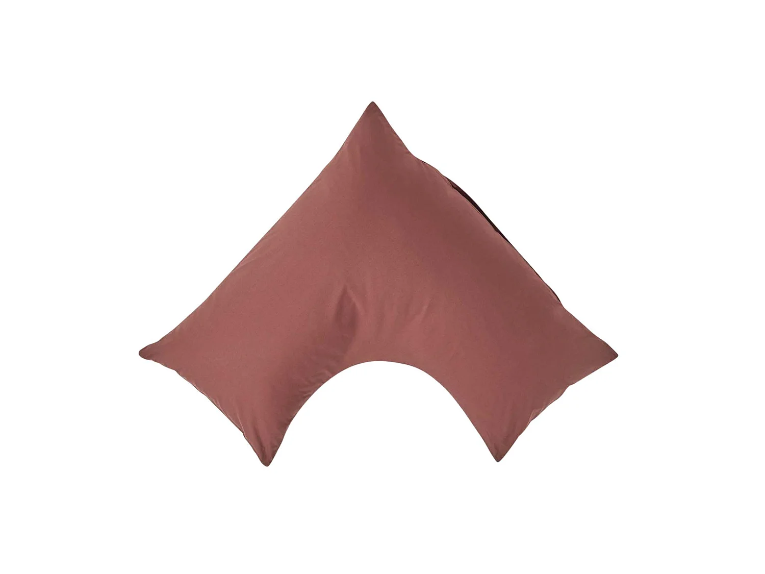 Homescapes Brown Egyptian Cotton V Shaped Pillowcase 200 TC