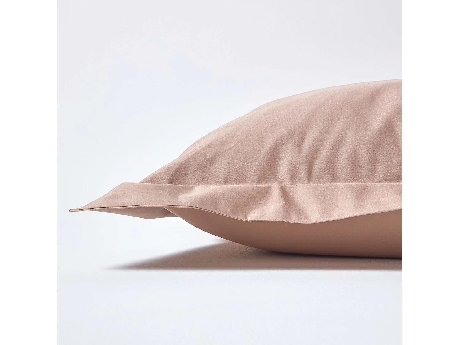 Homescapes Moonlight Beige Egyptian Cotton Oxford Pillowcase 1000 TC