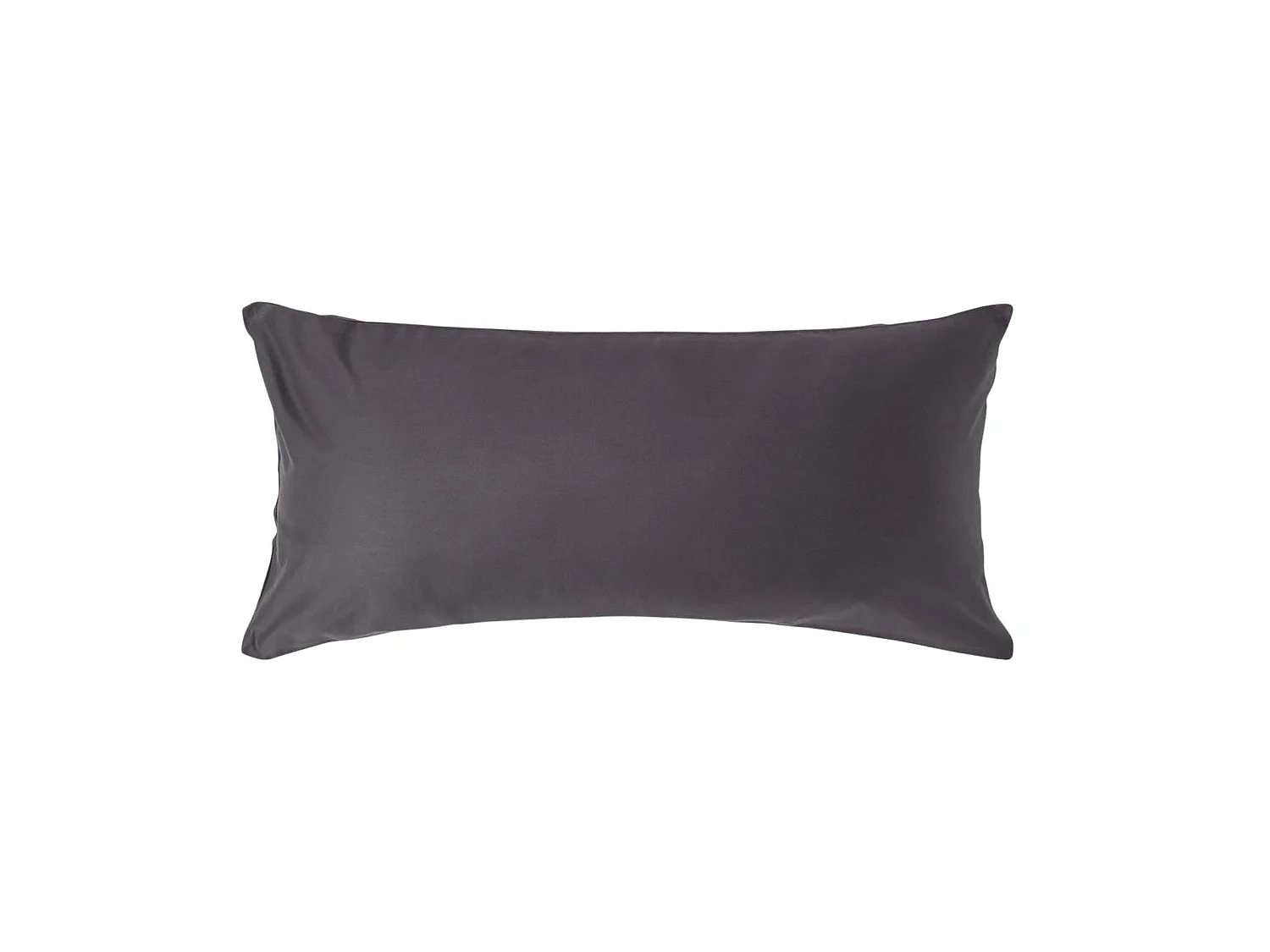 Homescapes Dark Charcoal Grey Continental Egyptian Cotton Pillowcase 1000 TC, 40 x 80 cm