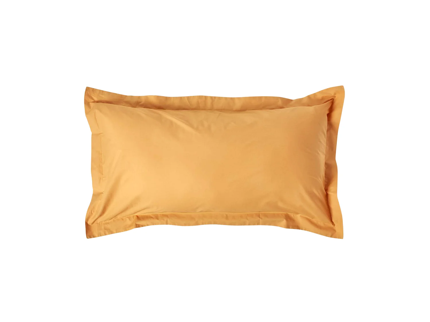 Homescapes Mustard Yellow Egyptian Cotton Oxford Pillowcase 200 TC, King Size