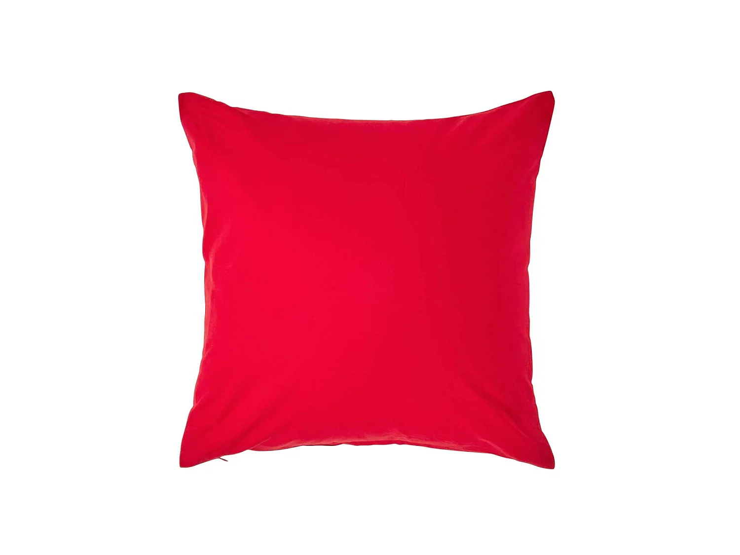 Homescapes Red Continental Egyptian Cotton Pillowcase 200 TC, 40 x 40 cm