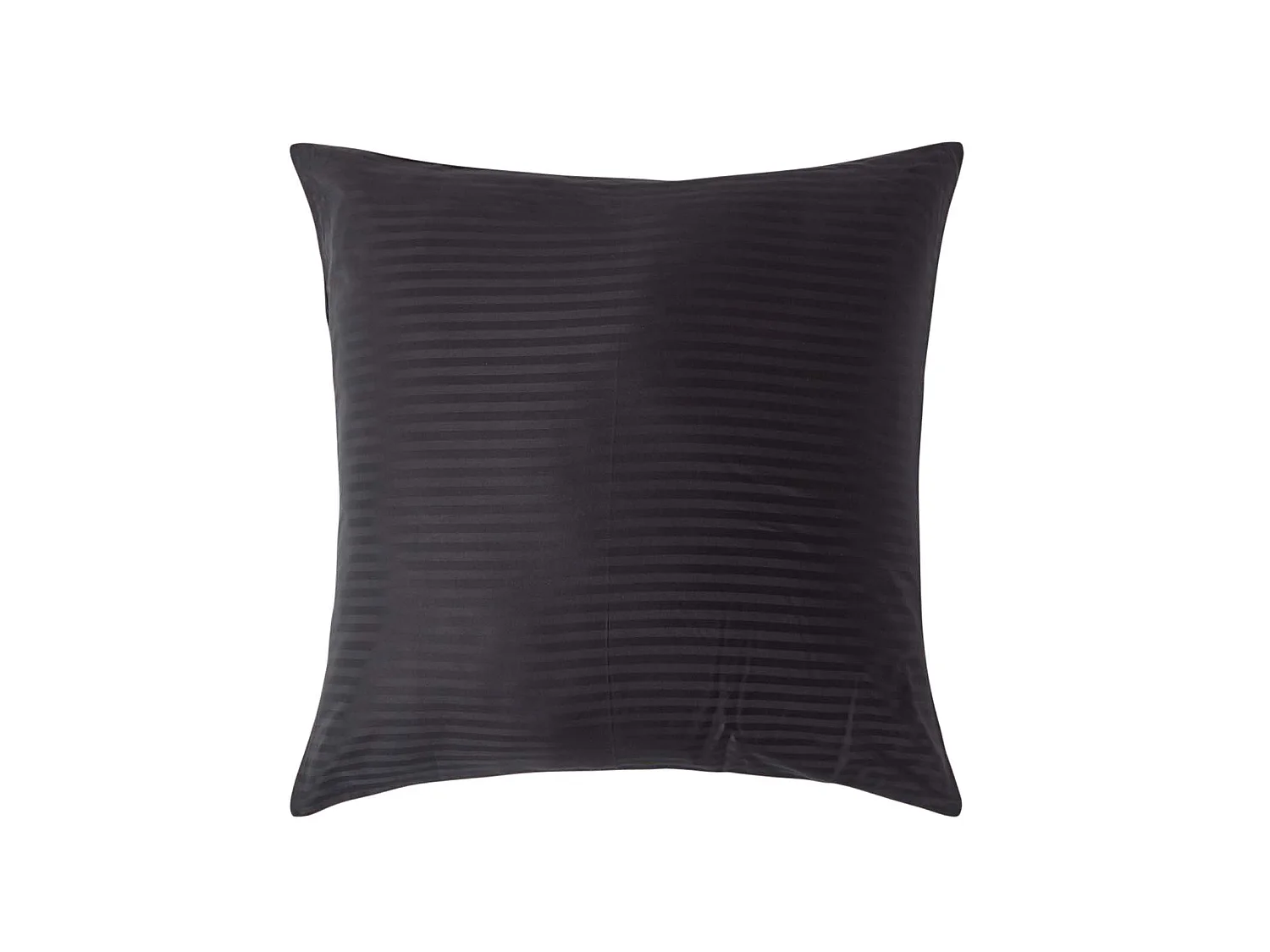 Homescapes Black Continental Egyptian Cotton Pillowcase 330 TC, 80 x 80 cm
