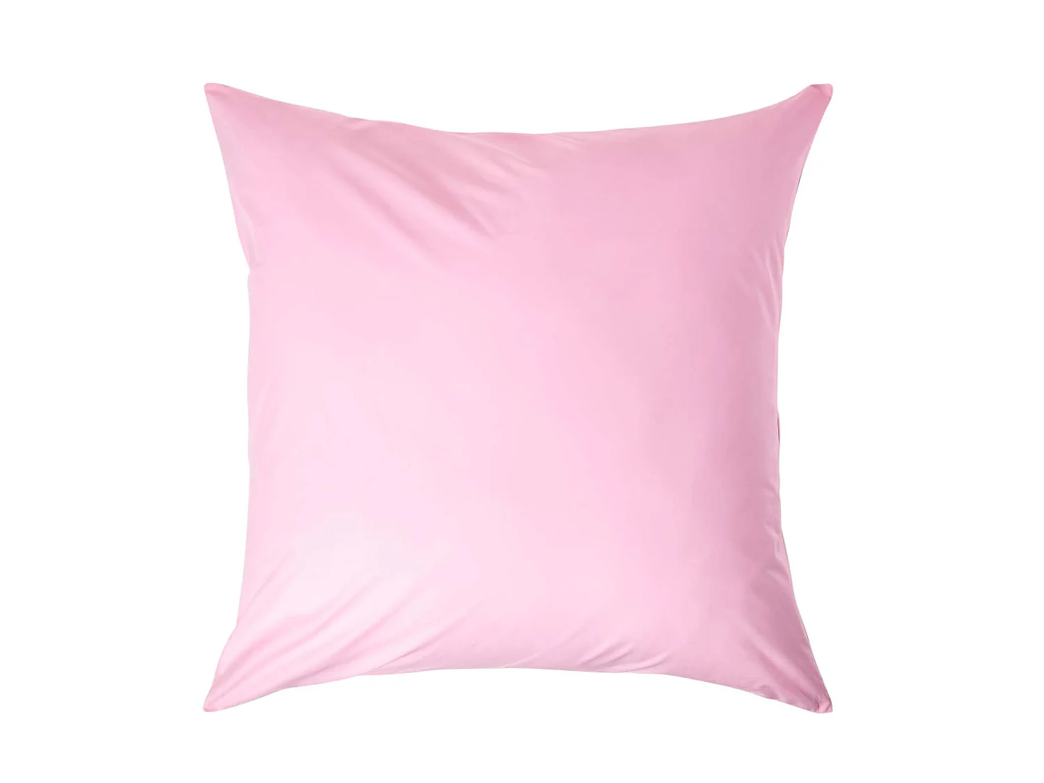 Homescapes Pink Continental Egyptian Cotton Pillowcase 200 TC, 60 x 60 cm