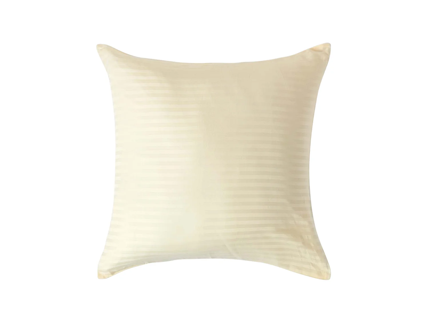 Homescapes Pastel Yellow Continental Egyptian Cotton Pillowcase 330 TC, 60 x 60 cm