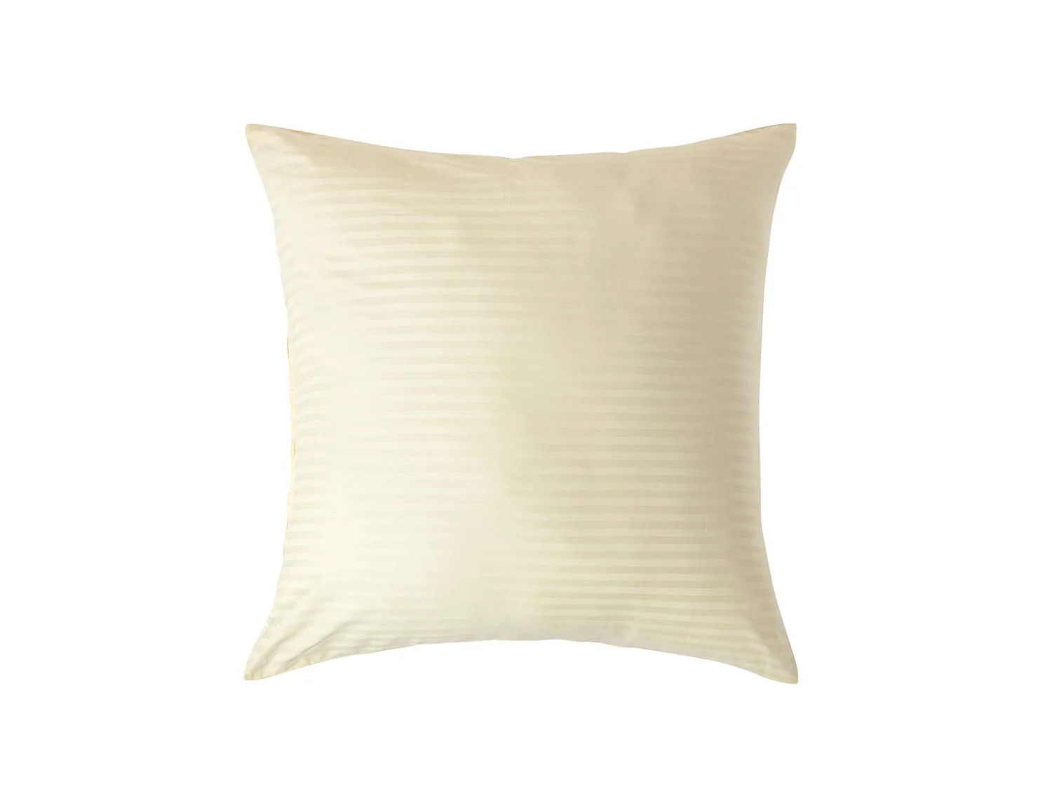 Homescapes Pastel Yellow Continental Egyptian Cotton Pillowcase 330 TC, 80 x 80 cm