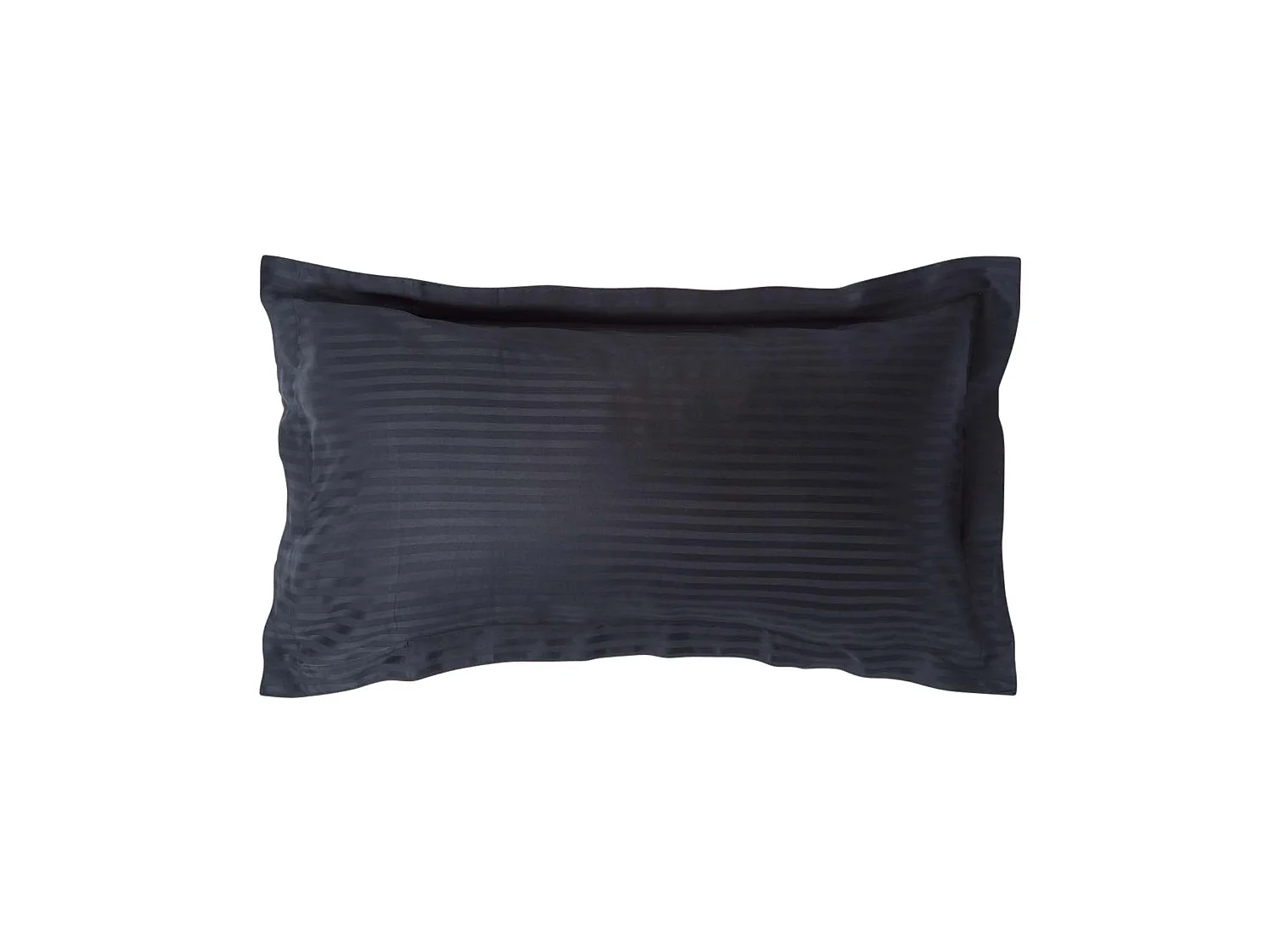 Homescapes Black Egyptian Cotton Ultrasoft King Size Oxford Pillowcase 330 TC
