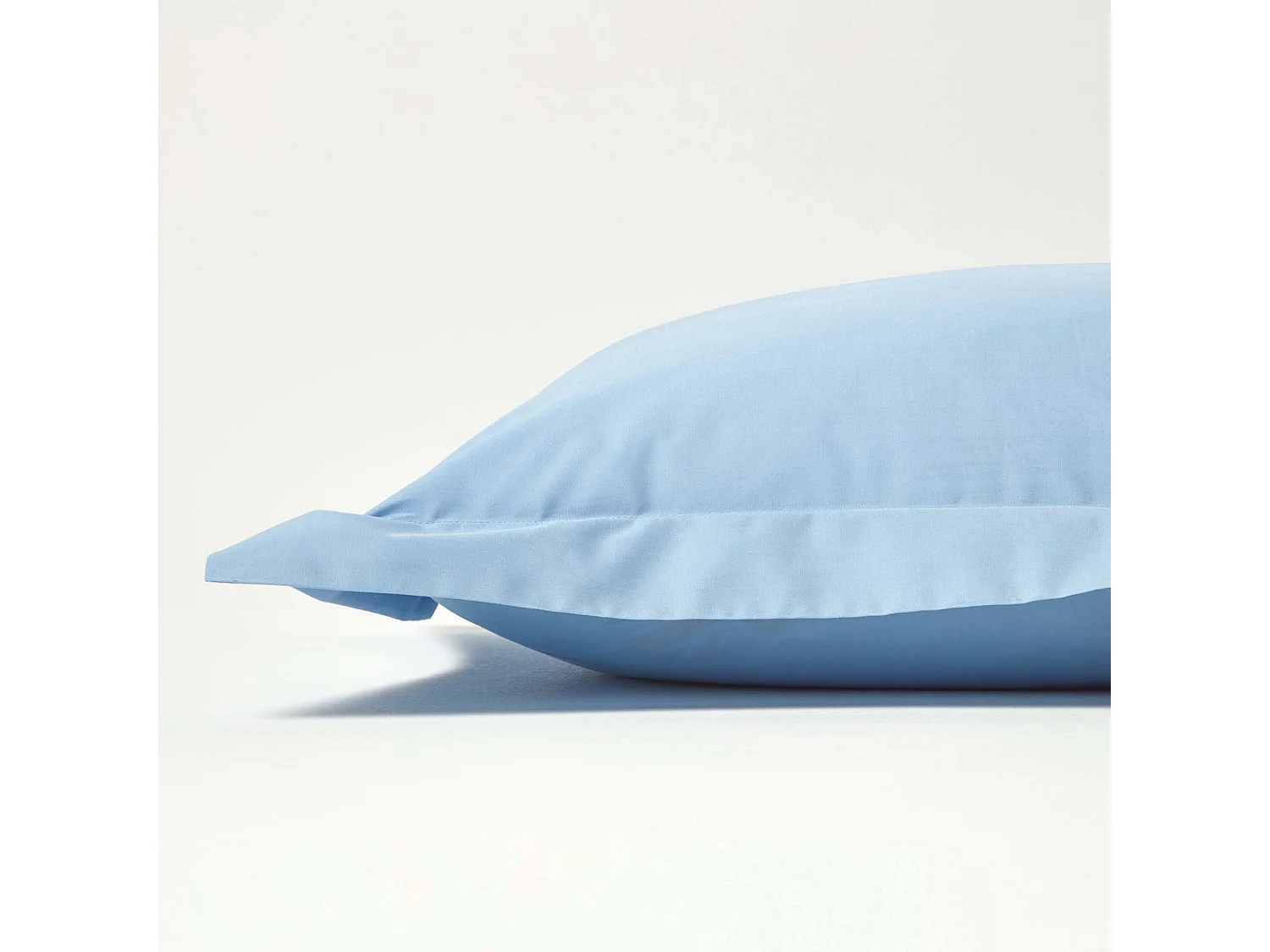 Homescapes Blue Egyptian Cotton Oxford Pillowcase 200 TC