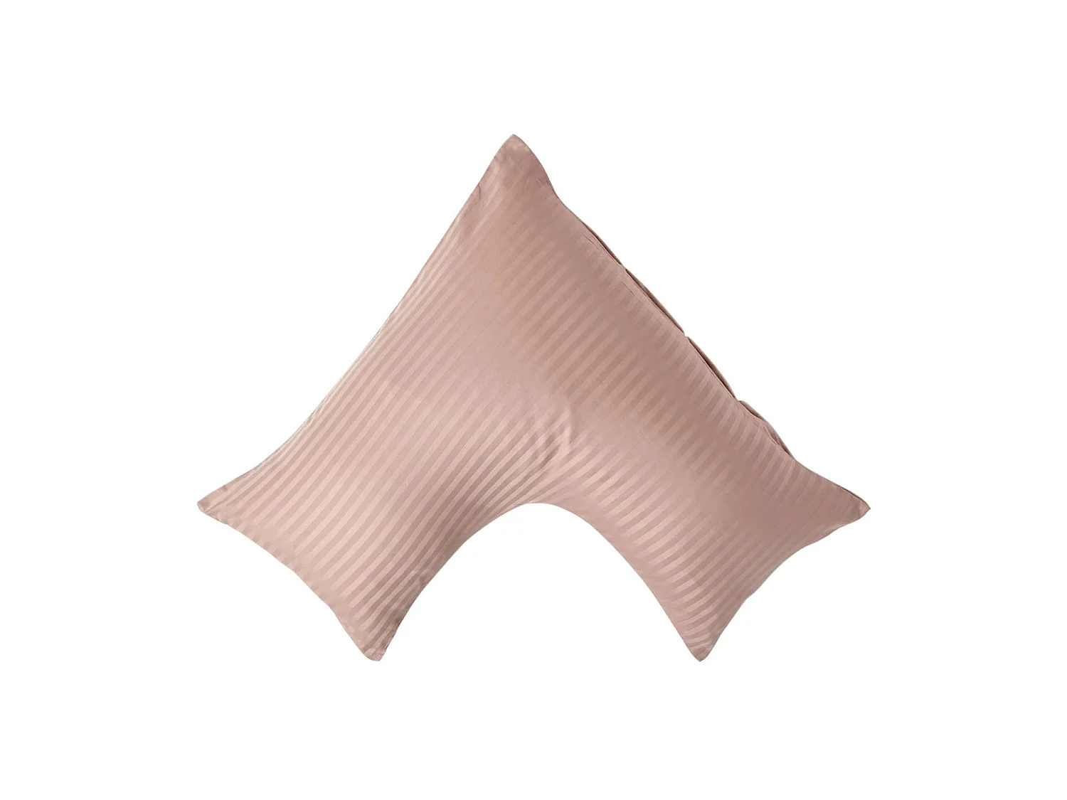 Homescapes Taupe Beige Egyptian Cotton Super Soft V Shaped Pillowcase 330 TC