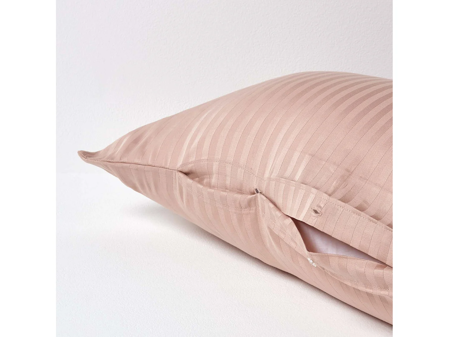 Homescapes Taupe Beige Egyptian Cotton Super Soft V Shaped Pillowcase 330 TC