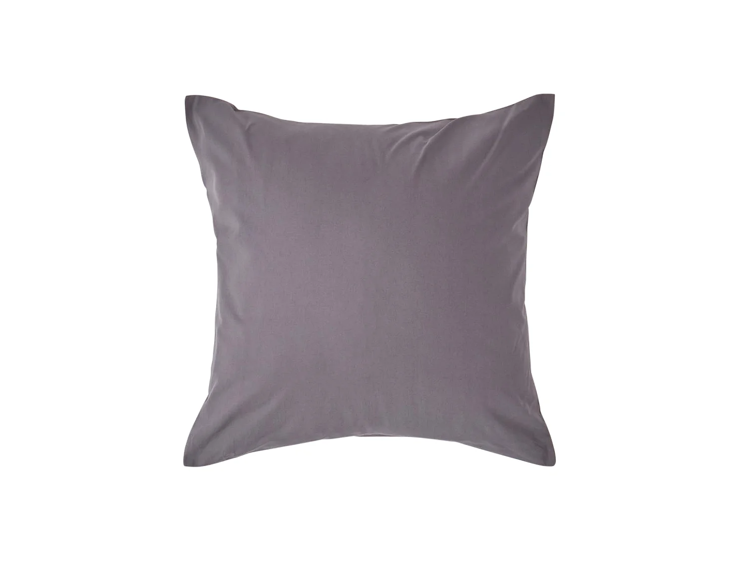 Homescapes Dark Grey Continental Pillowcase Egyptian Cotton 200 TC, 40 x 40cm