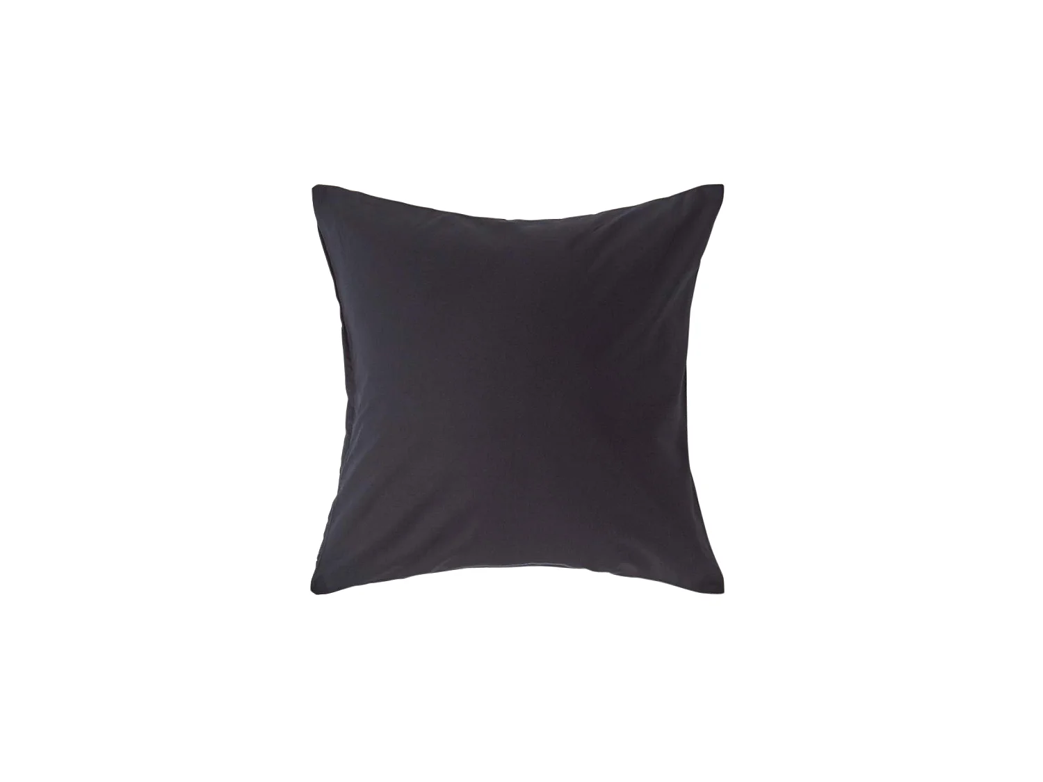 Homescapes Black Continental Egyptian Cotton Pillowcase 200 TC, 40 x 40 cm