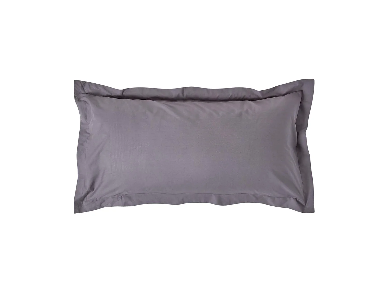 Homescapes Dark Grey Egyptian Cotton Oxford Pillowcase 200 TC, King Size