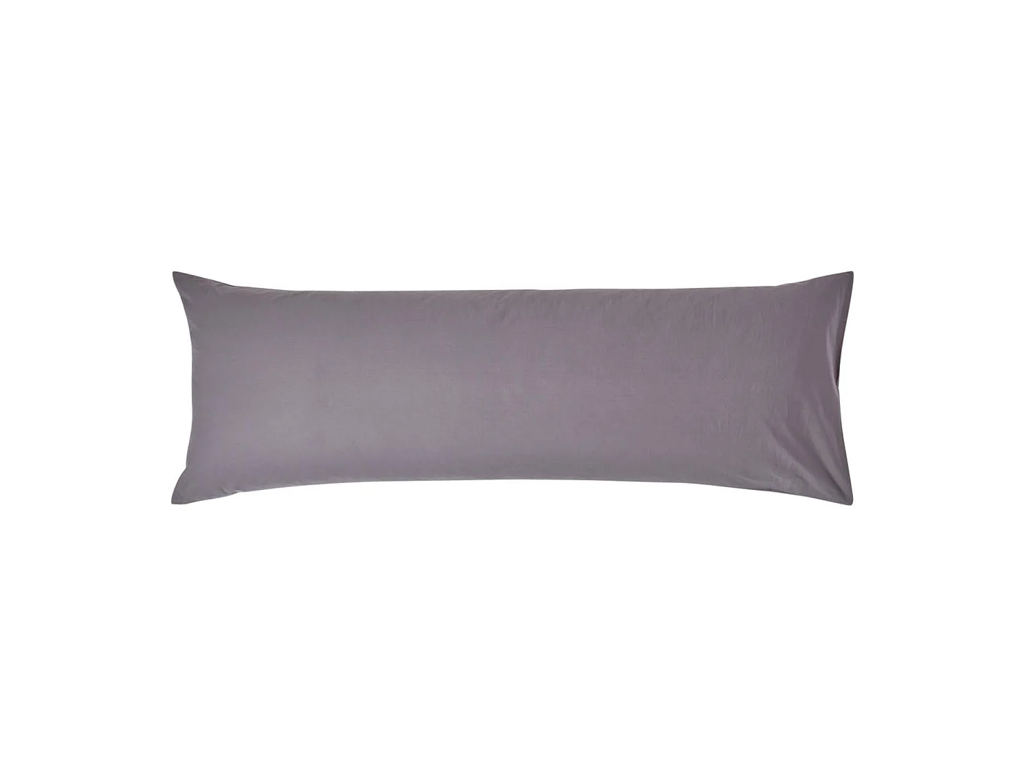 Homescapes Dark Grey Egyptian Cotton Housewife Pillowcase 200 TC, Body Pillowcase