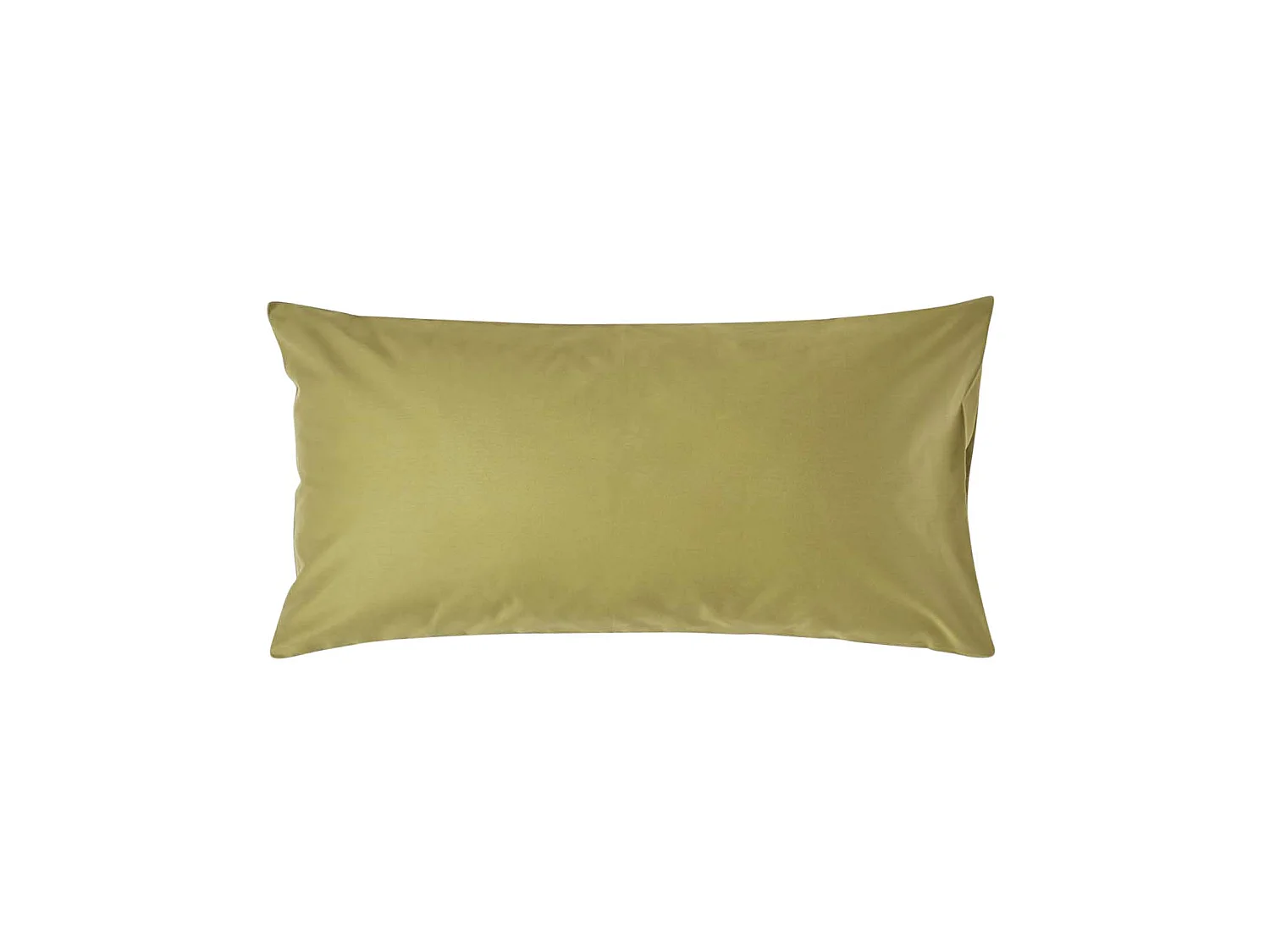 Homescapes Olive Green Cotton Housewife Pillowcase 1000 TC, King Size